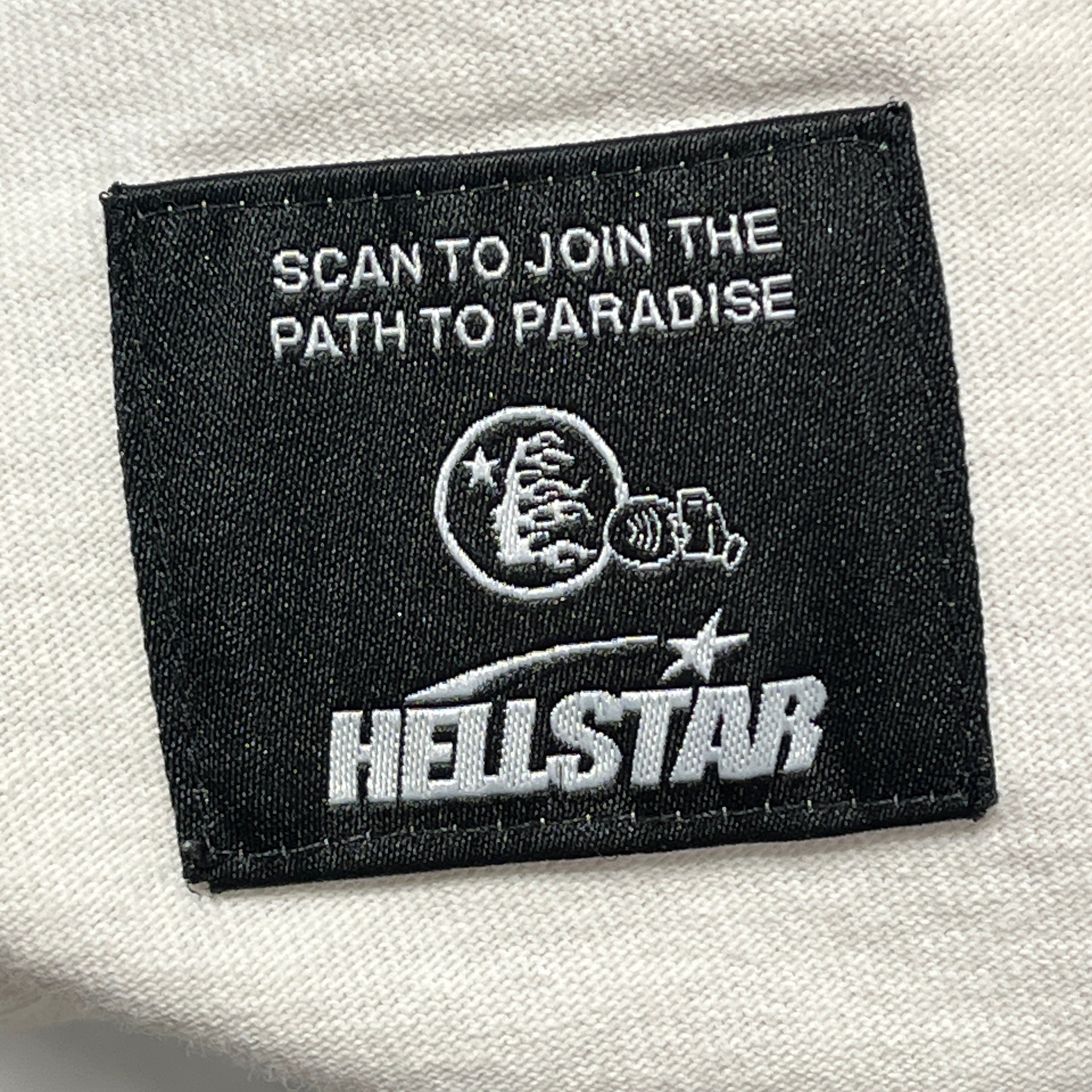 HELLSTAR/T-Shirt/L/Cotton/WHT/CLASSIC LOGO view 4