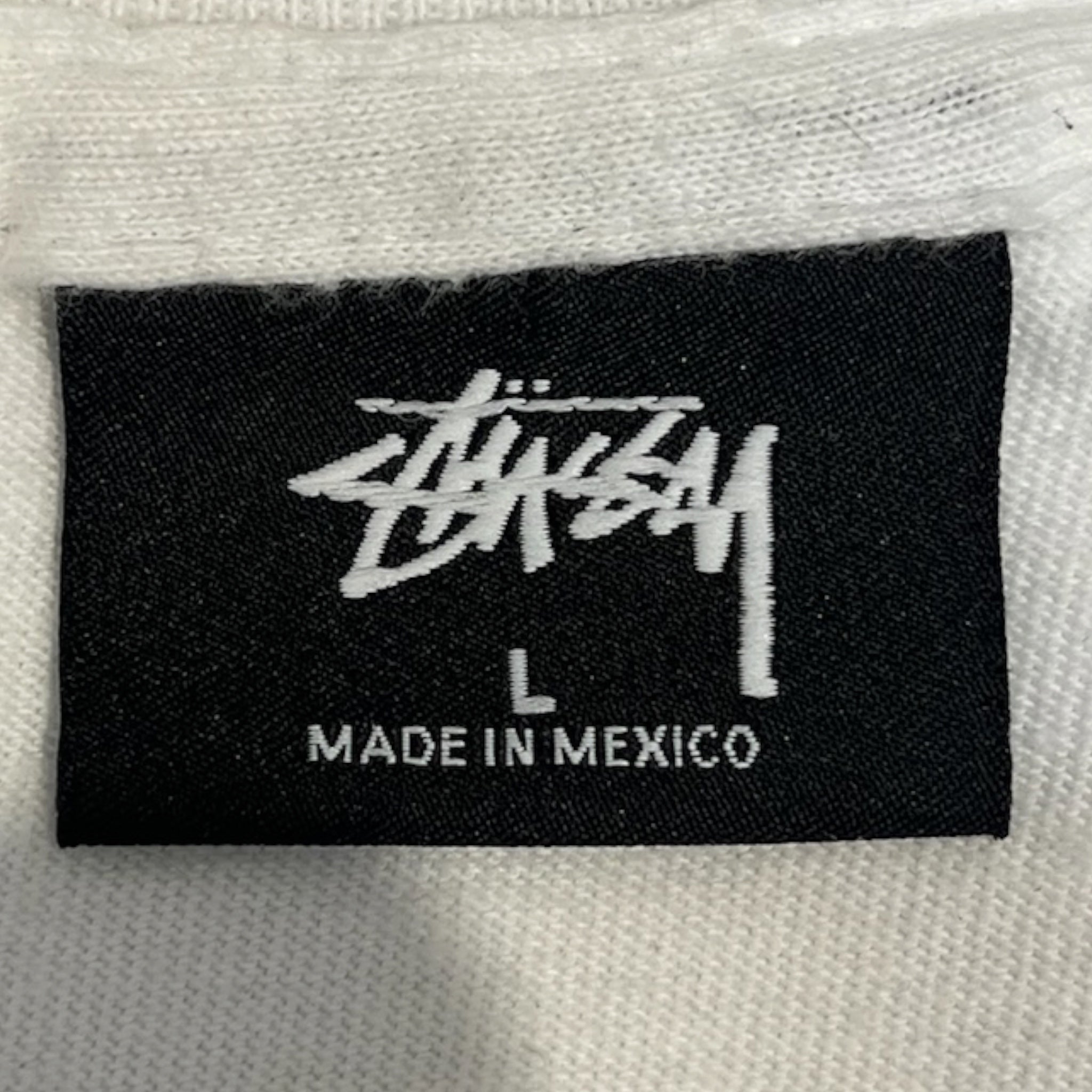 STUSSY/Rick Owens/T-Shirt/L/Cotton/WHT/Graphic/WORLD TOUR FW20 NY LA TOKYO view 3