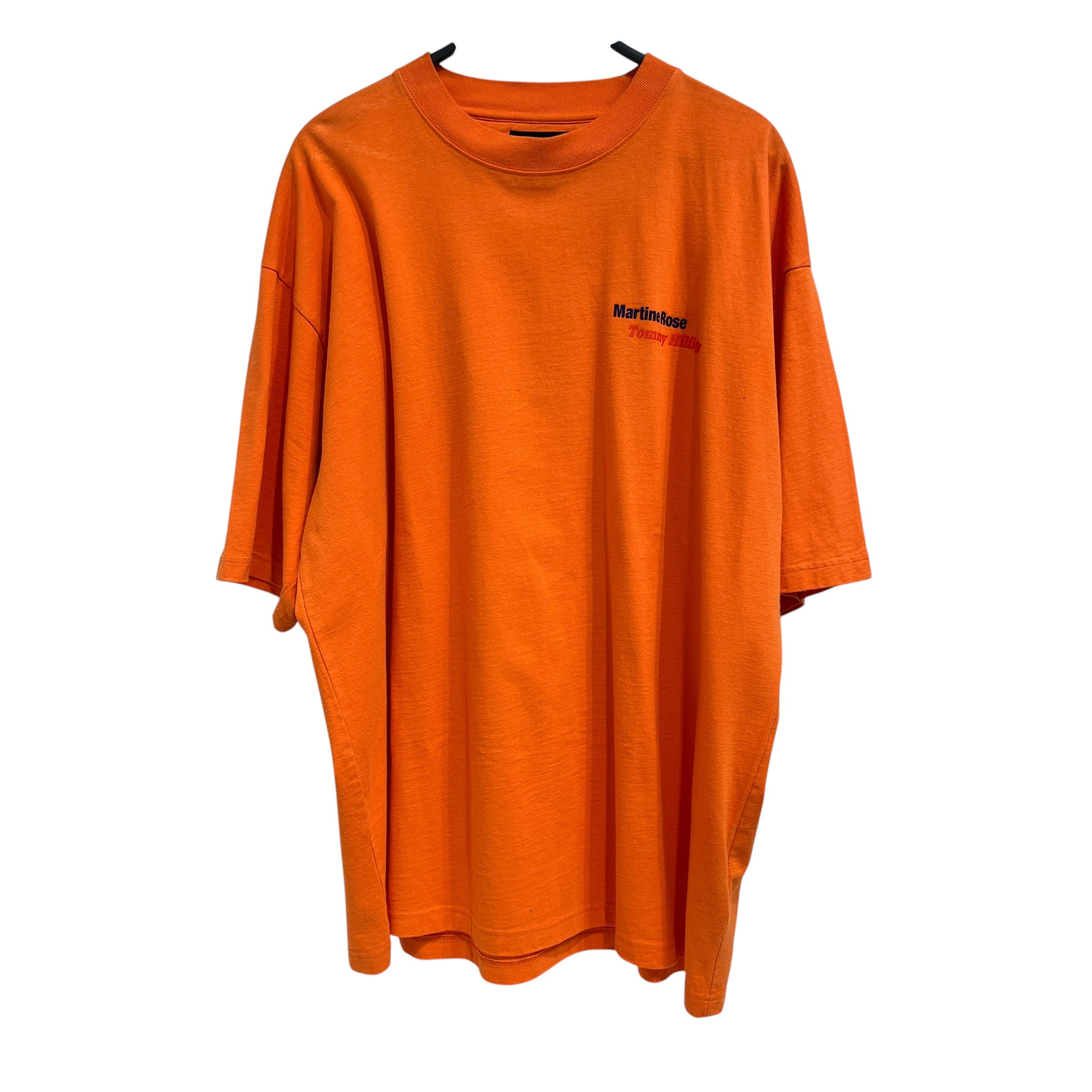 MARTINE ROSE/TOMMY HILFIGER/T-Shirt/XL/Cotton/ORN/"Care Free Dancing" view 1