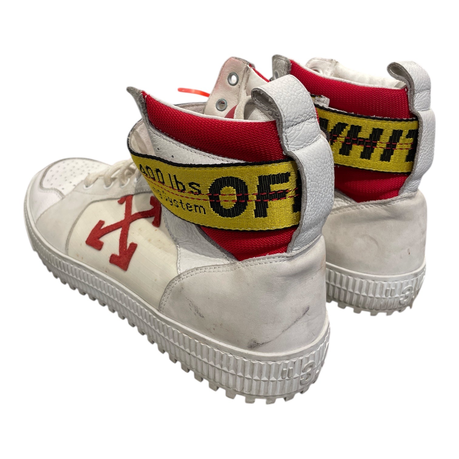 OFF-WHITE/Hi-Sneakers/EU 46/Cotton/WHT/VLONE view 2