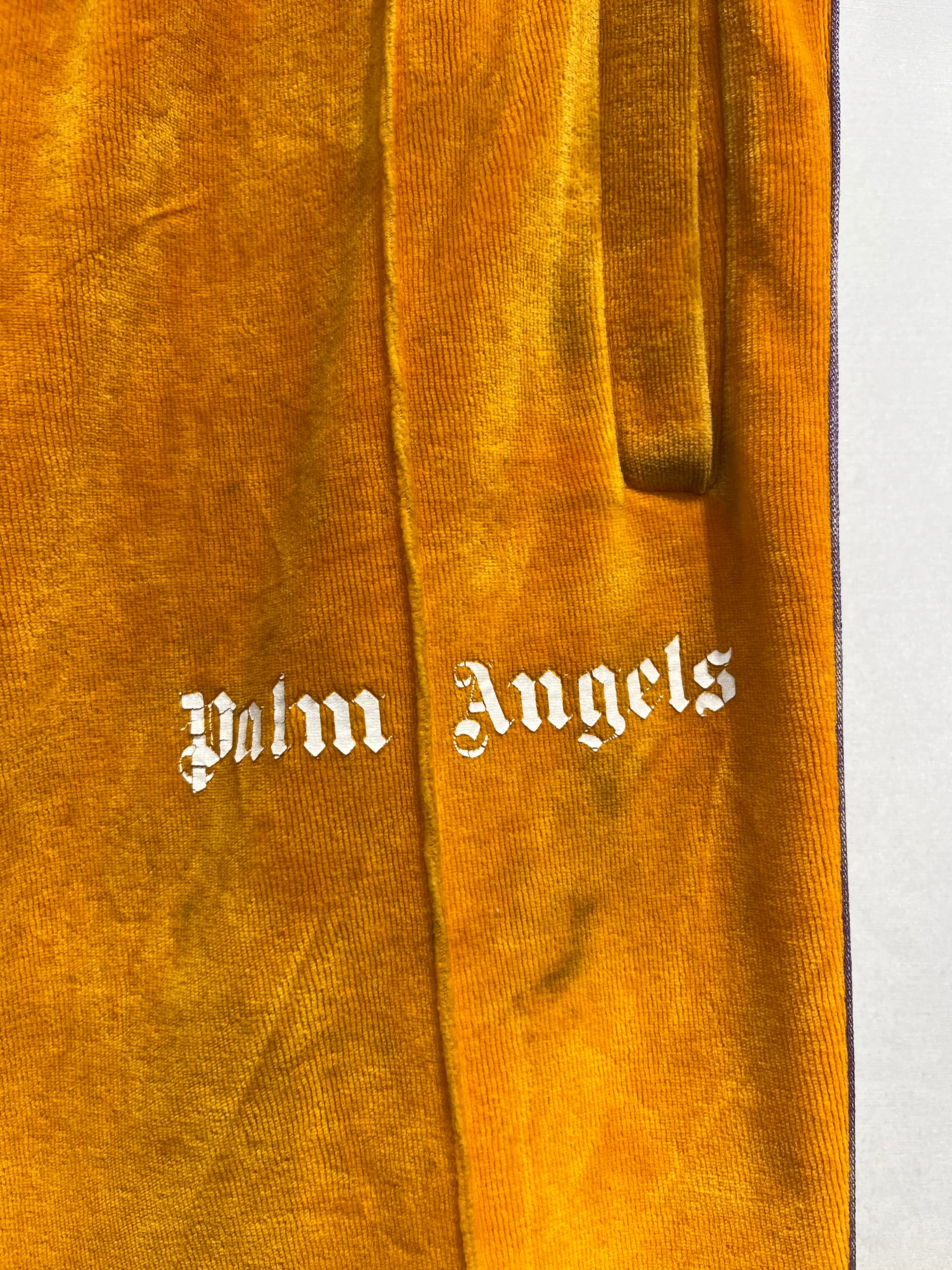 Palm Angels/Pants/S/Cotton/ORN/purple white side hit view 8