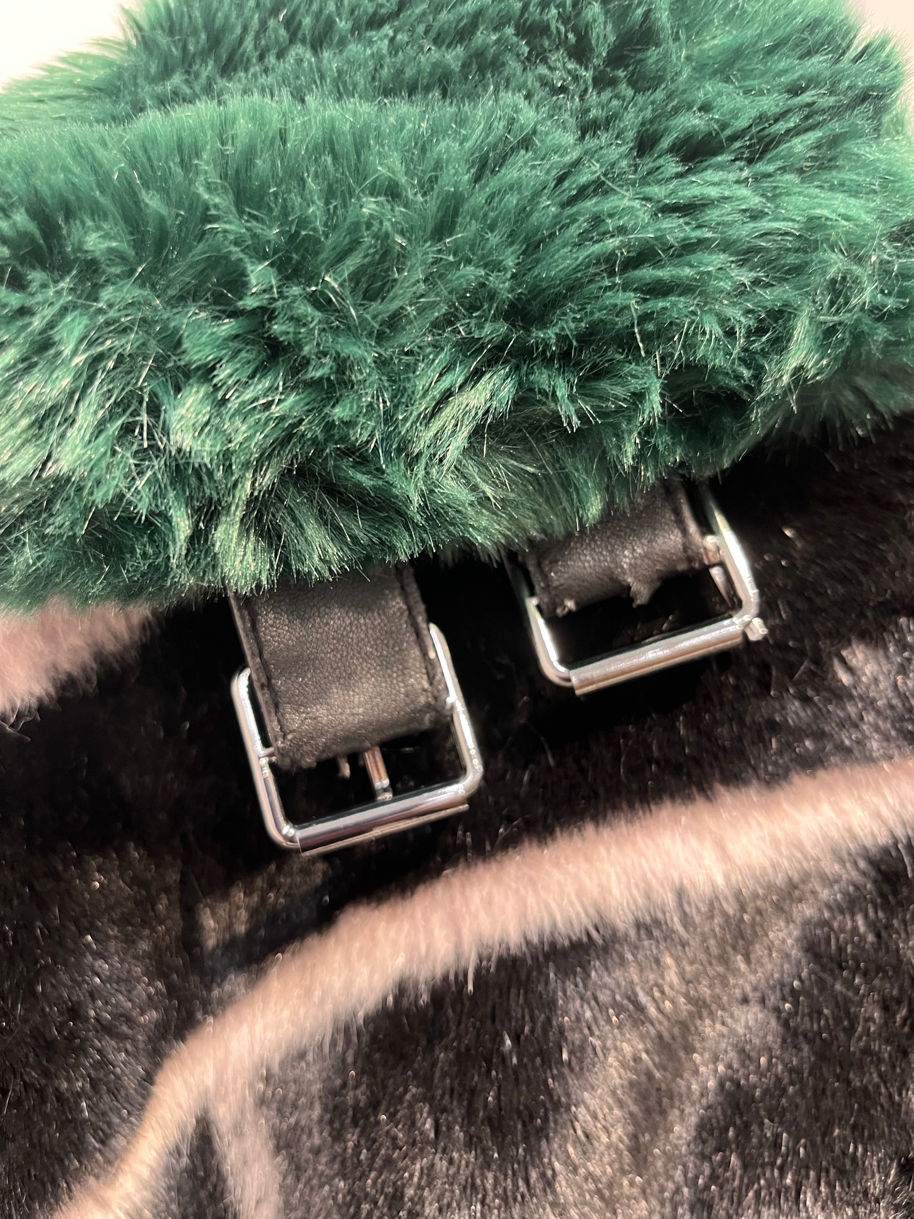 CASABLANCA/Jacket/All Over Print/BLK/2019 RUNWAY FAUX FUR view 4