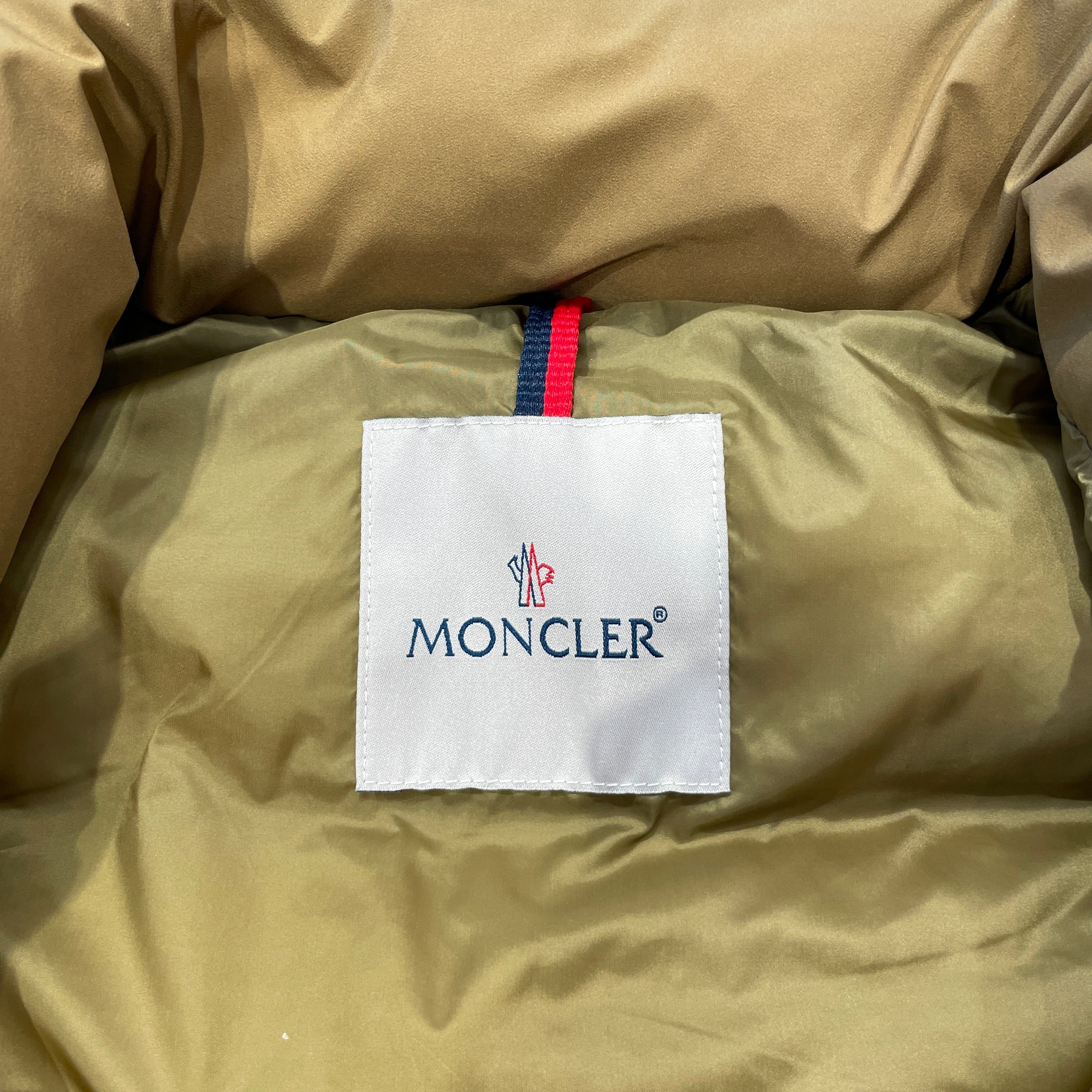 MONCLER/Puffer Jkt/L/Nylon/BEG/TAN MONCLER VEST view 3
