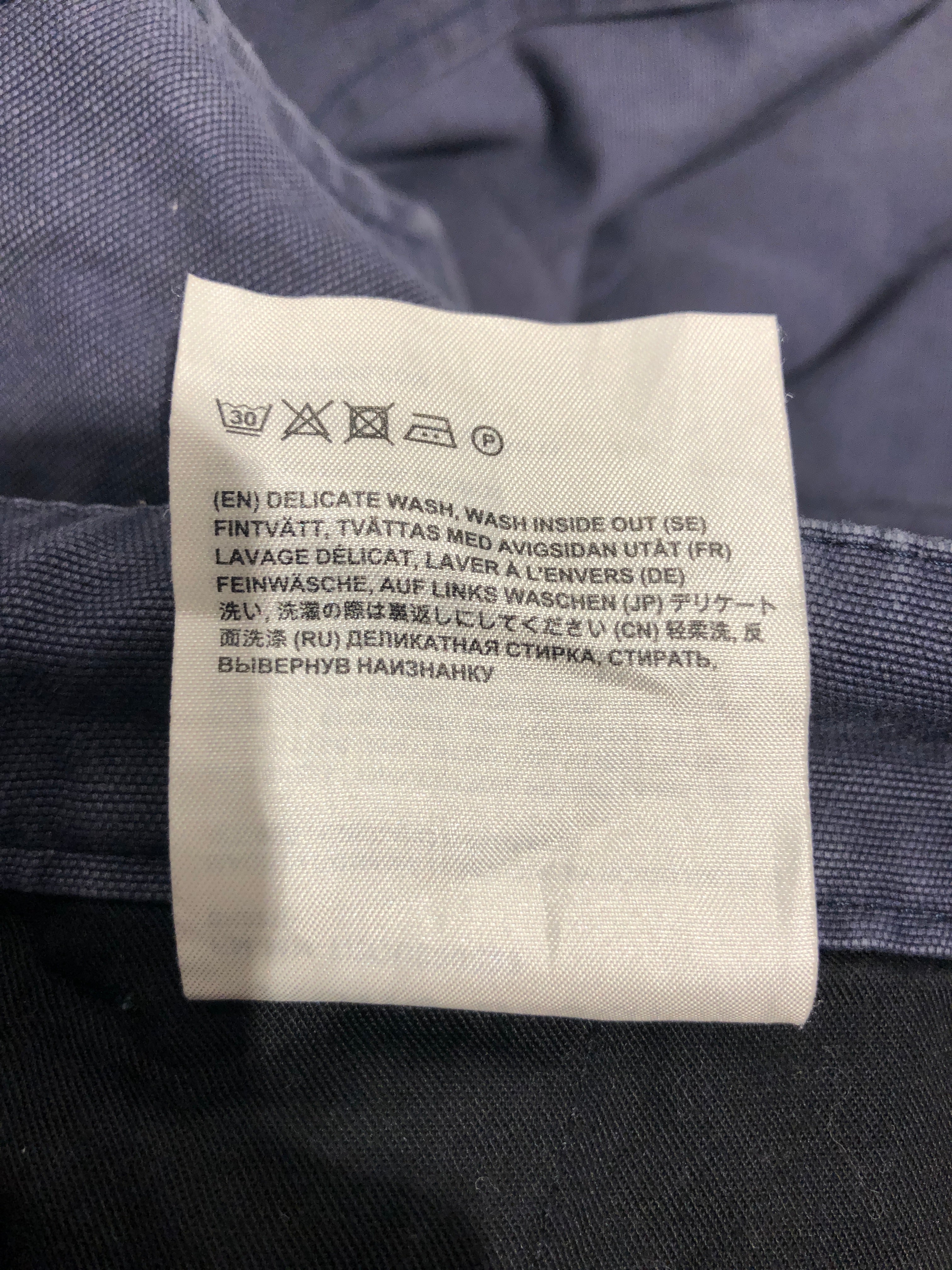 Acne Studios/Cargo Pants/48/Cotton/NVY/ view 5