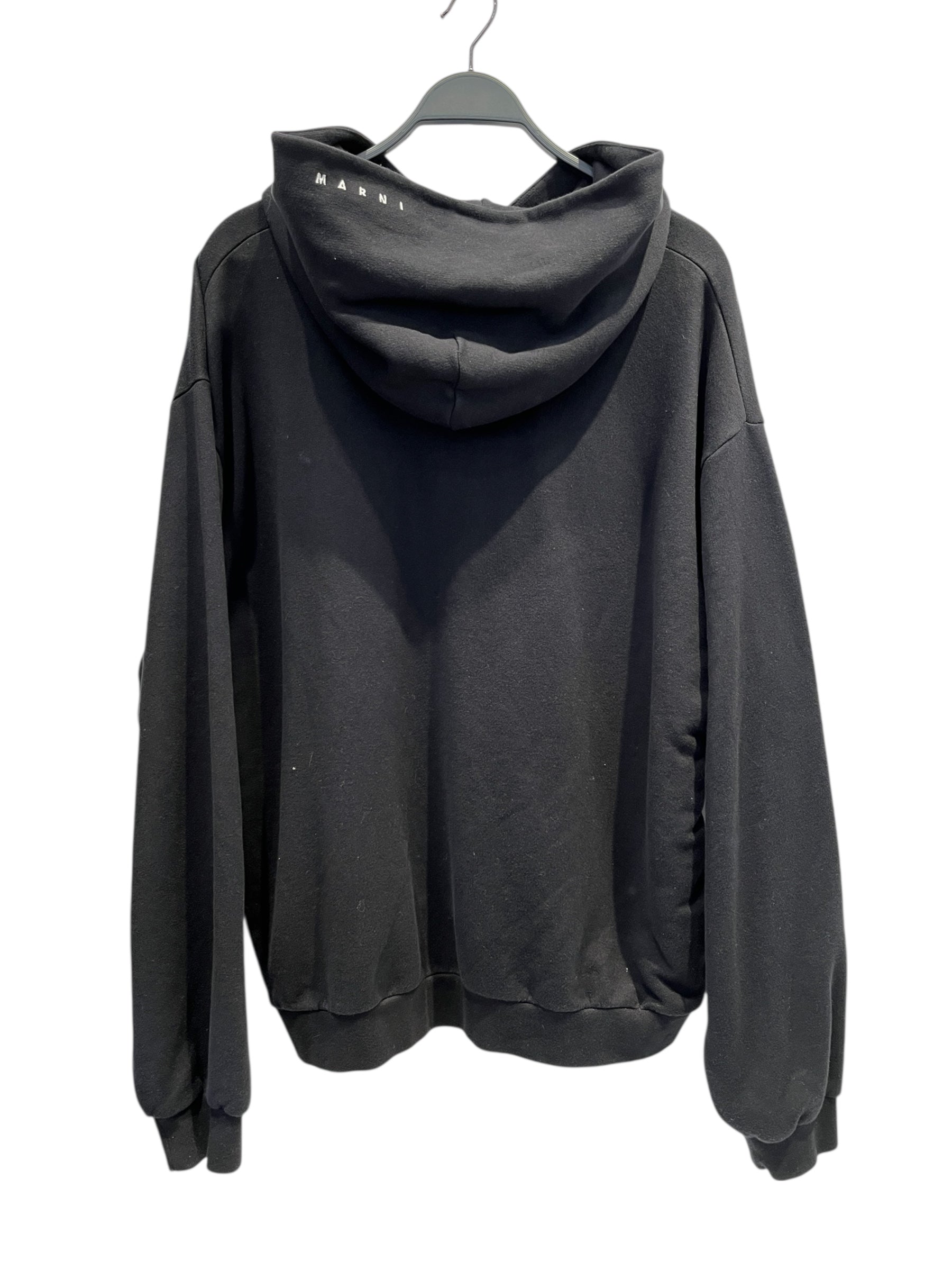 MARNI/Hoodie/L/Cotton/BLK/ view 2