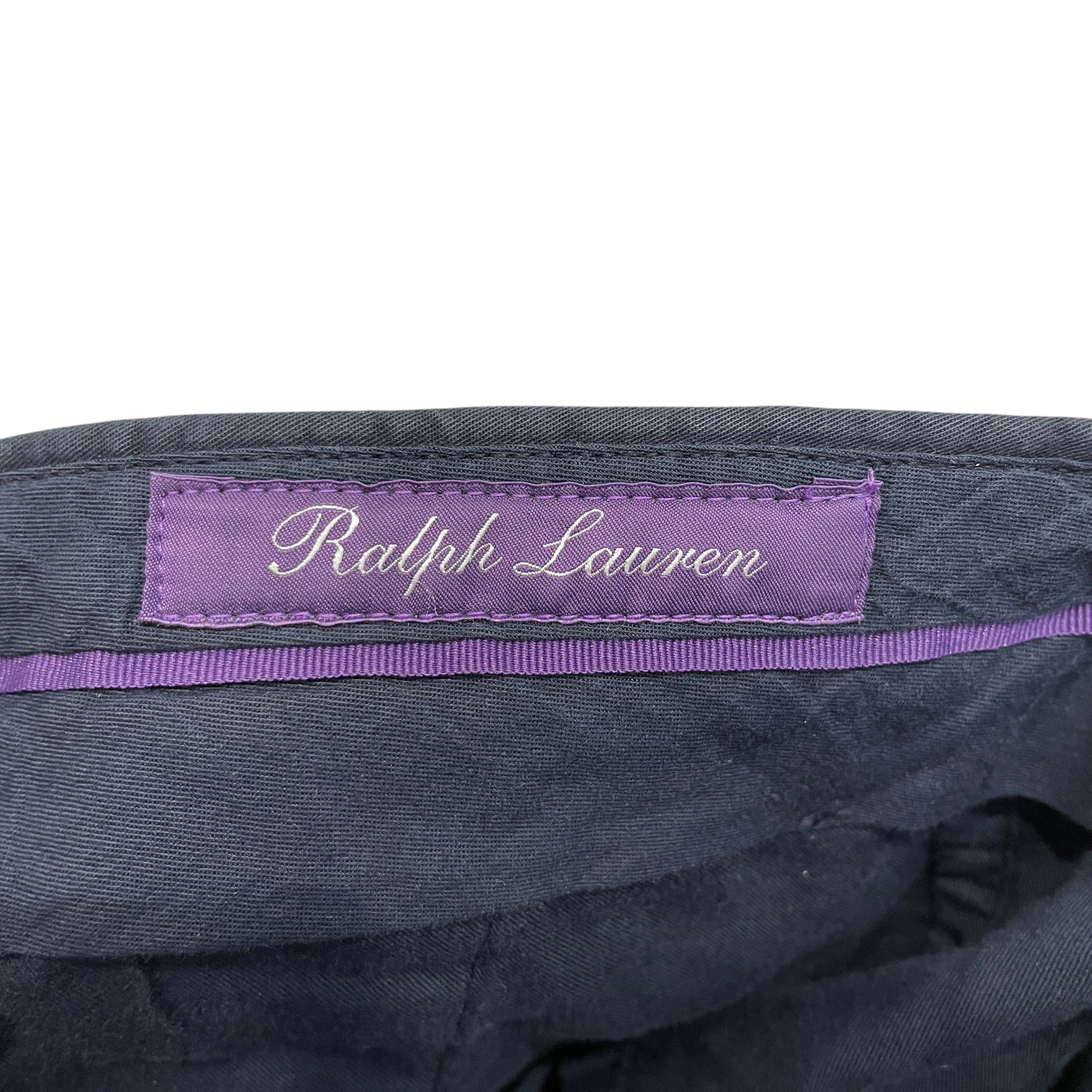 RALPH LAUREN PURPLE LABEL/Straight Pants/38/Cotton/BLU/STRAIGHT TROUSER view 3