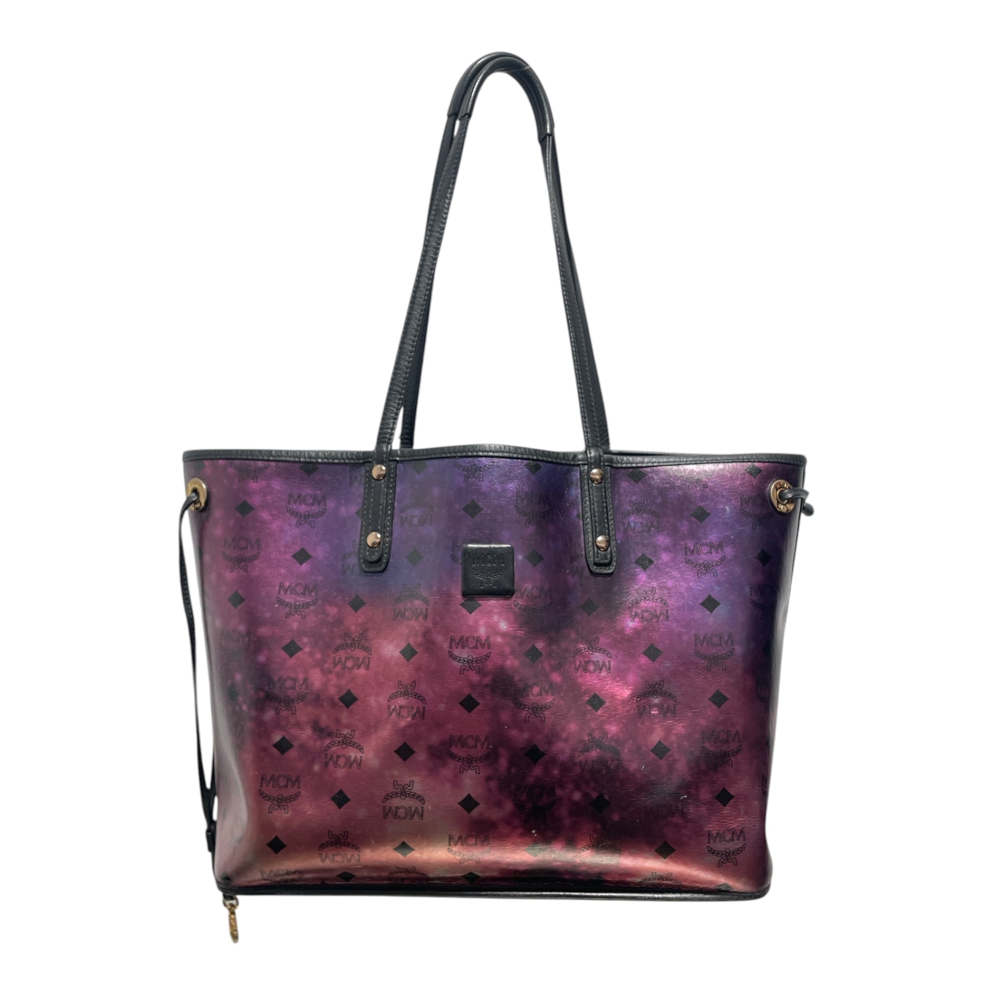 MCM/Tote Bag/Graphic/Leather/MLT/Galaxy Print Tote Bag view 1