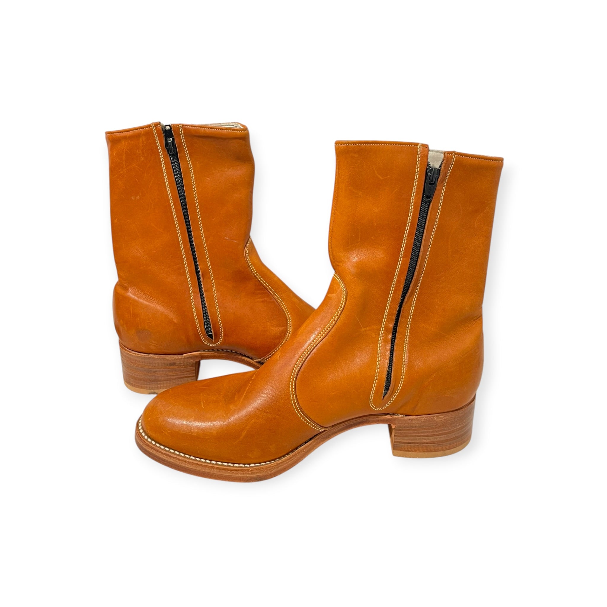 Vintage/Boots/US 10/Leather/BRW/DINGO BRAND SIDE ZIP BOOT view 9