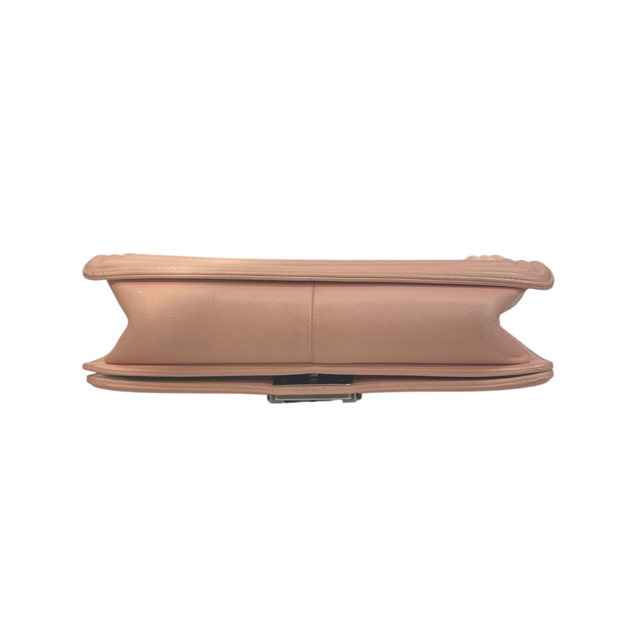 CHANEL/Cross Body Bag/Leather/PNK/19322477 LIGHT PINK BOY BAG view 3
