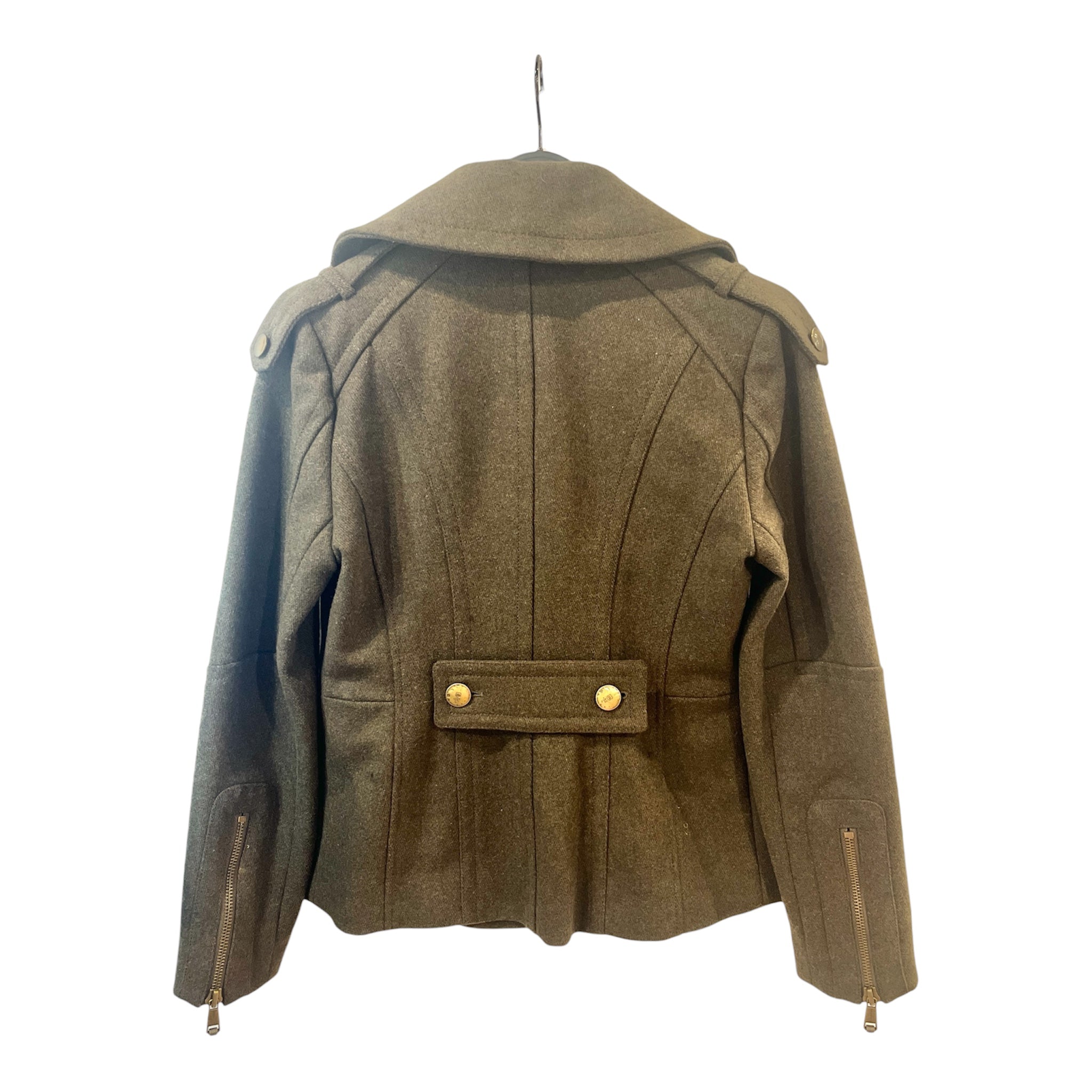 ANDREW MARC/Coat/10/Wool/KHK/Double Breasted/BUCKLE COLLAR view 2