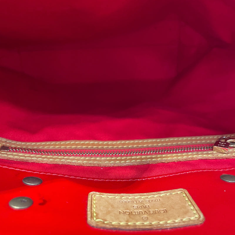 LOUIS VUITTON/Hand Bag/Monogram/RED/VERNIS