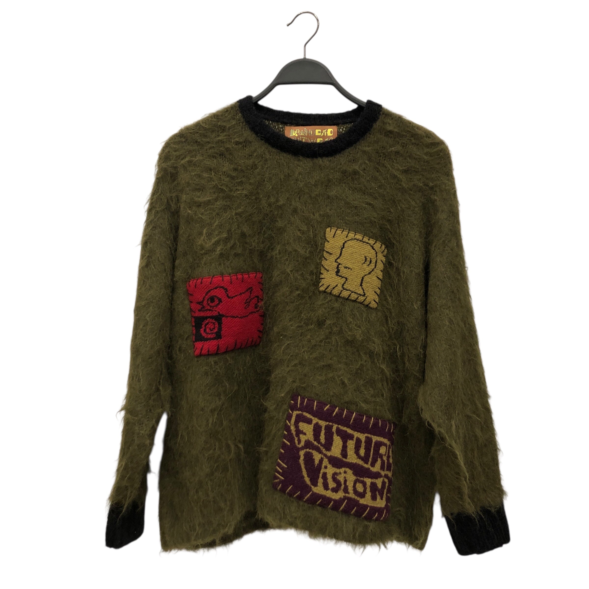 Brain Dead/Sweater/S/Graphic/Alpaca/GRN/ view 1