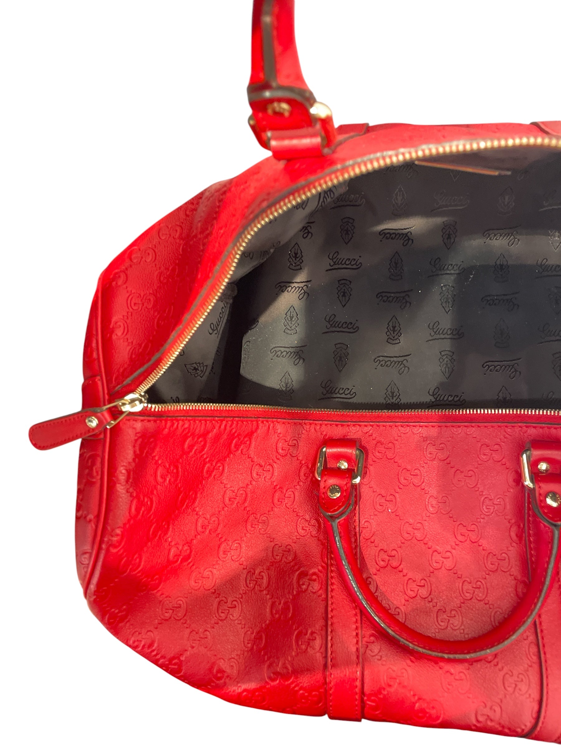 GUCCI/Bag/Monogram/Leather/RED/MNGRM DUFFLE | 216484520981 view 4