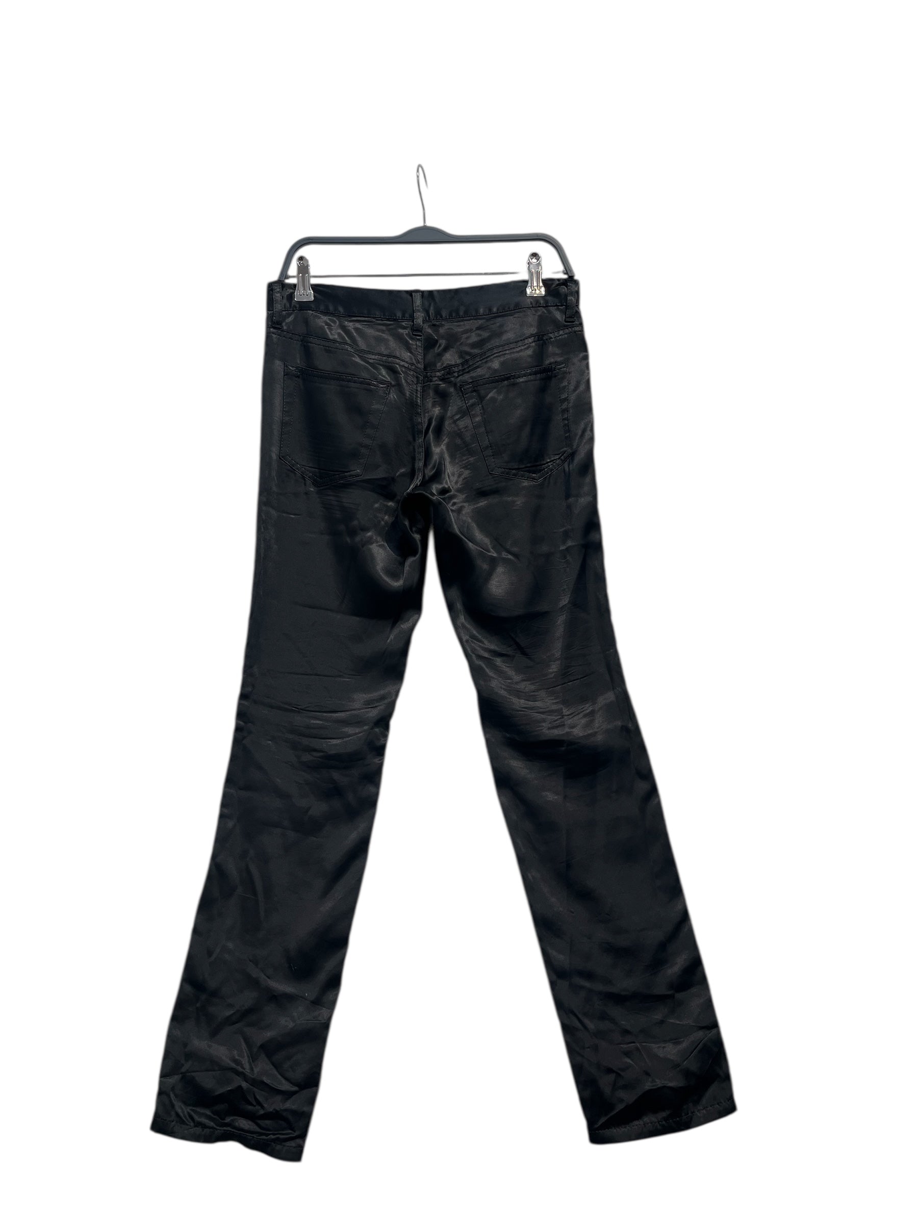 JUNYA WATANABE COMME des GARCONS/Bottoms/S/Rayon/BLK/SILVER STUDDED SIDES view 2