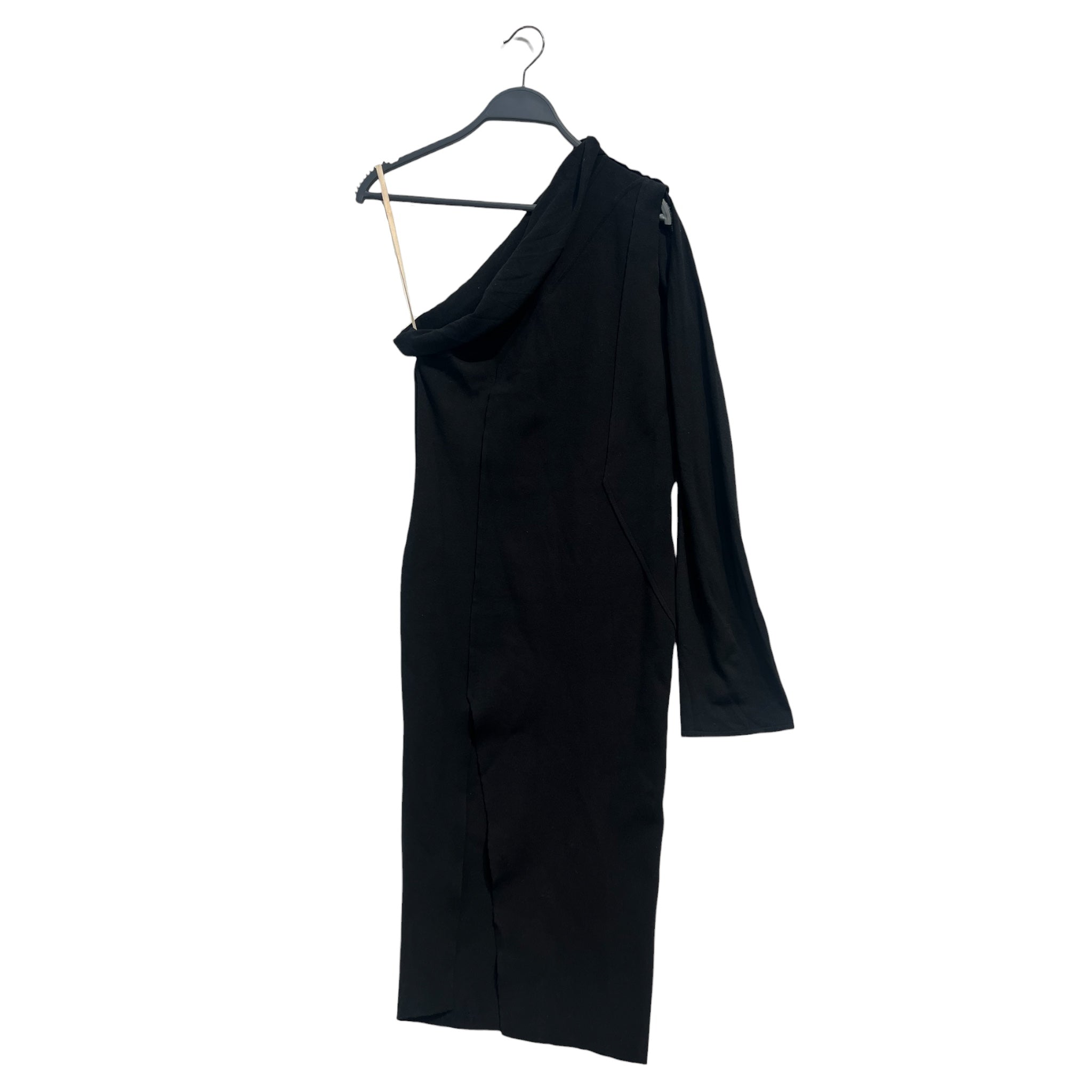 Rick Owens/LS Dress/S/BLK/one sleeve view 1