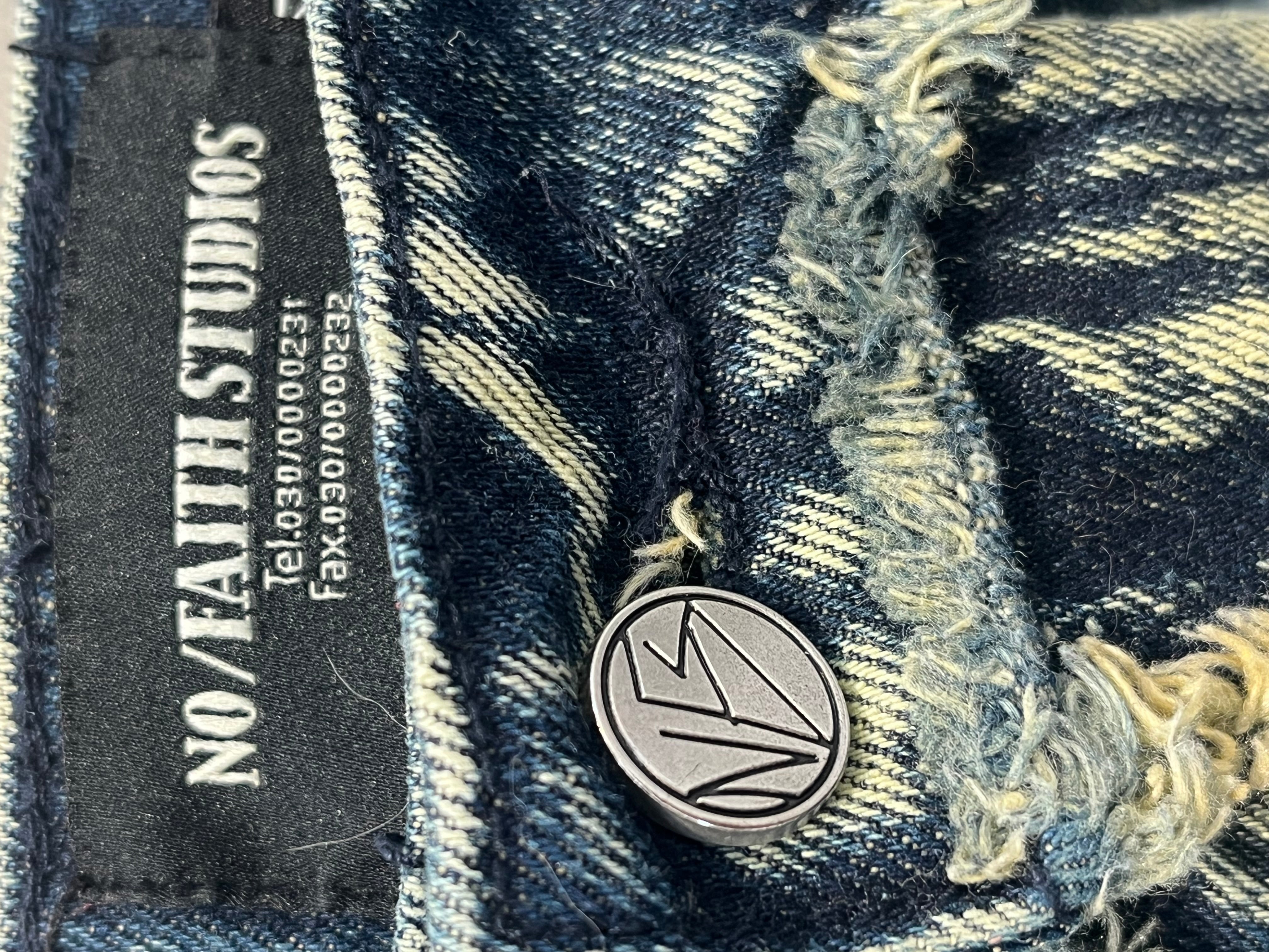 NO/FAITH STUDIOS/Pants/XL/Denim/GRN/DENIM WASH view 3
