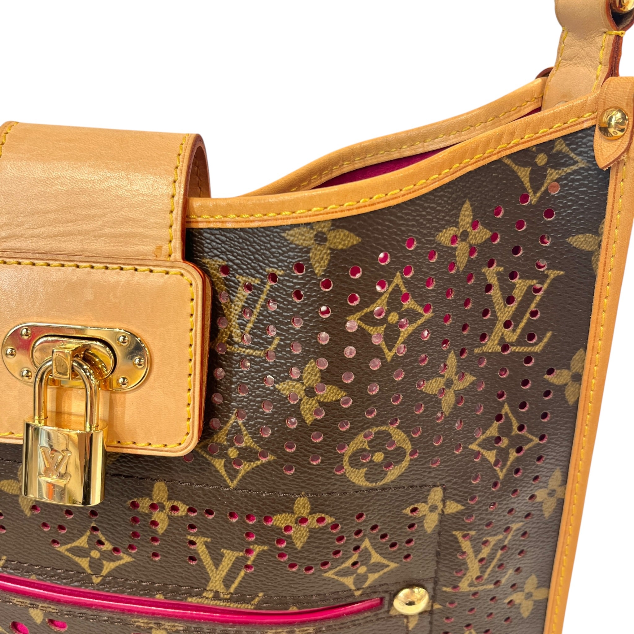 LOUIS VUITTON/Bag/Monogram/Leather/BRW/PERFORATED MONOGRAM MUSETTE view 6