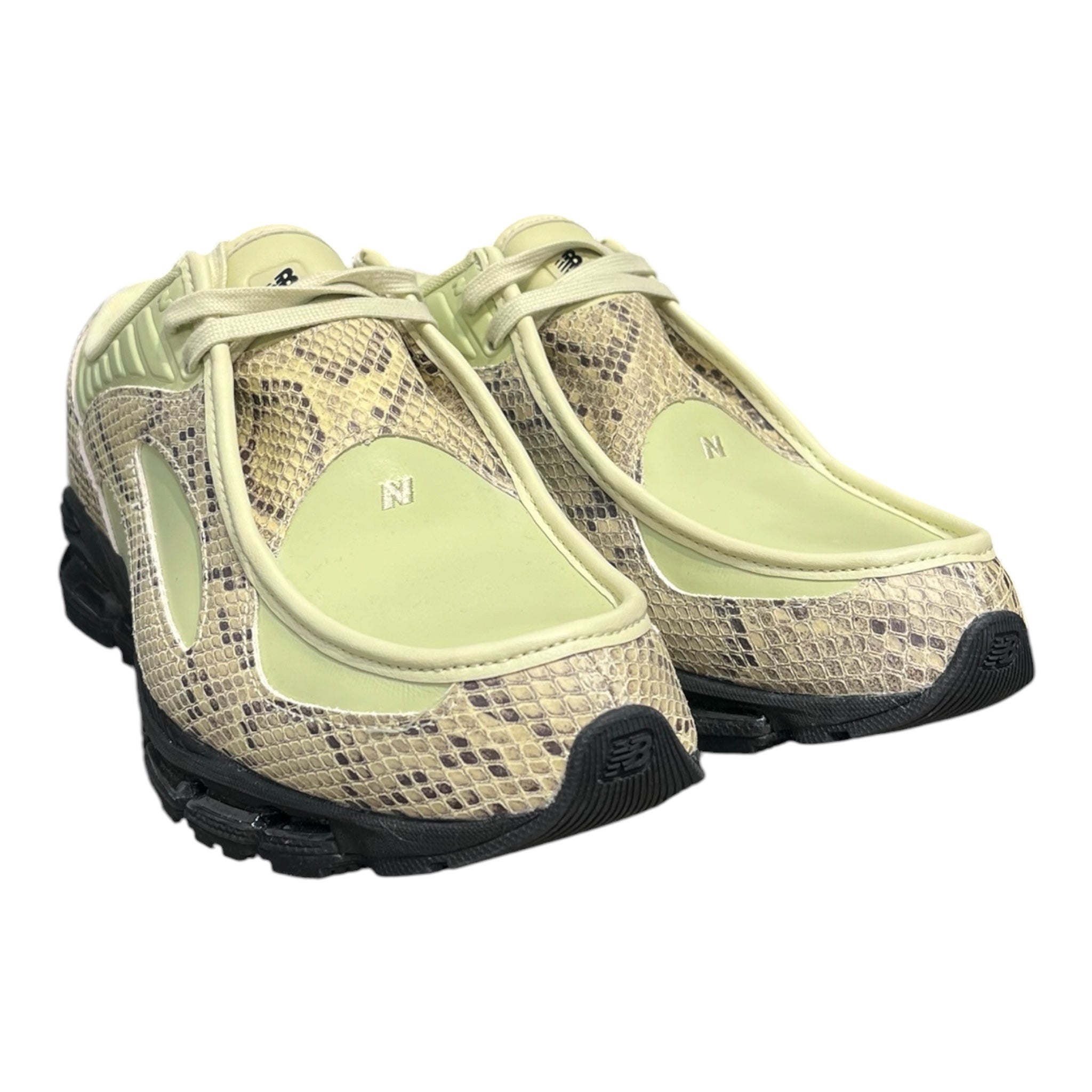 NEW BALANCE/Low-Sneakers/US 10/GRN/moeral snakeskin/loafer view 3