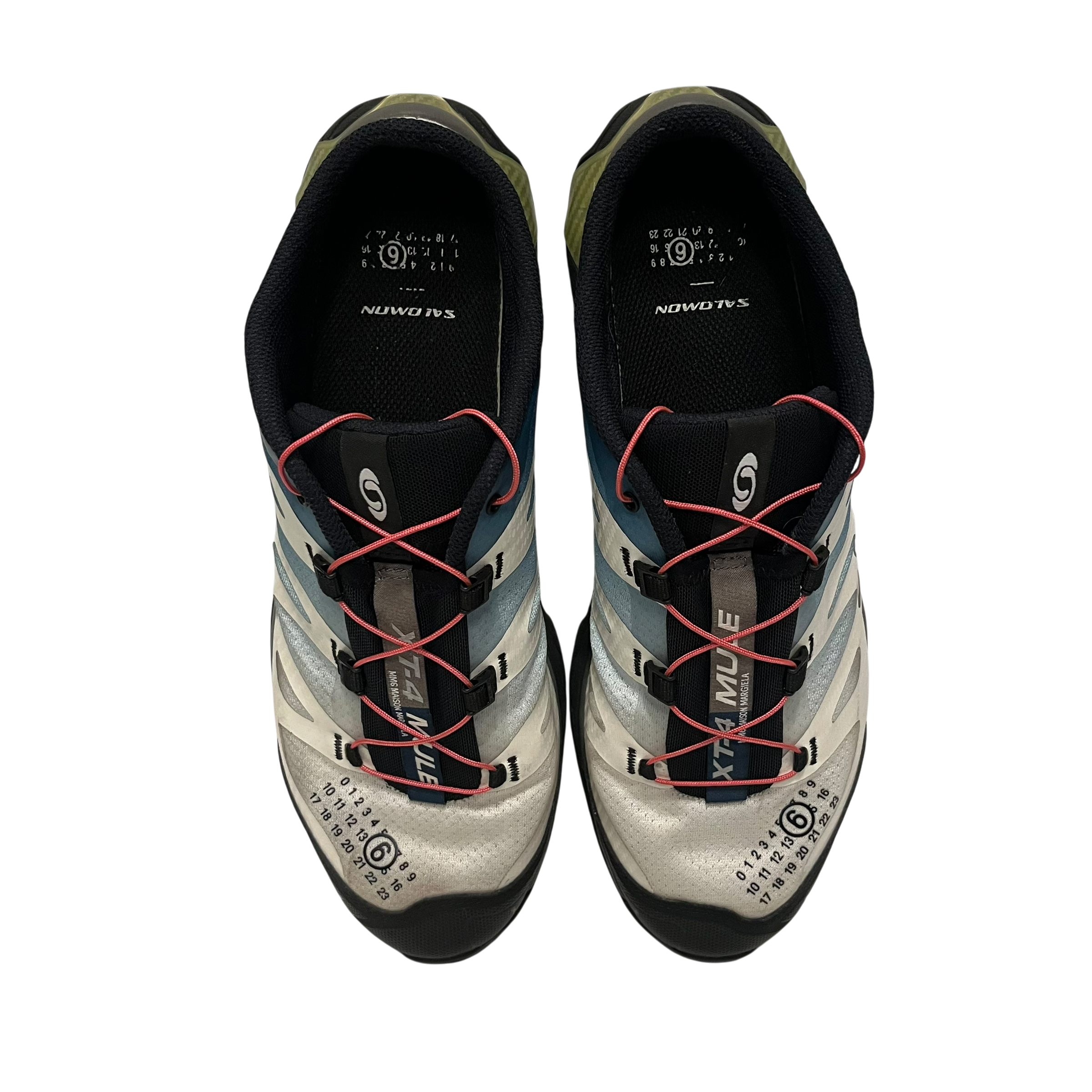 salomon/Maison Margiela/Low-Sneakers/US 11/All Over Print/Polyester/WHT/mule view 4