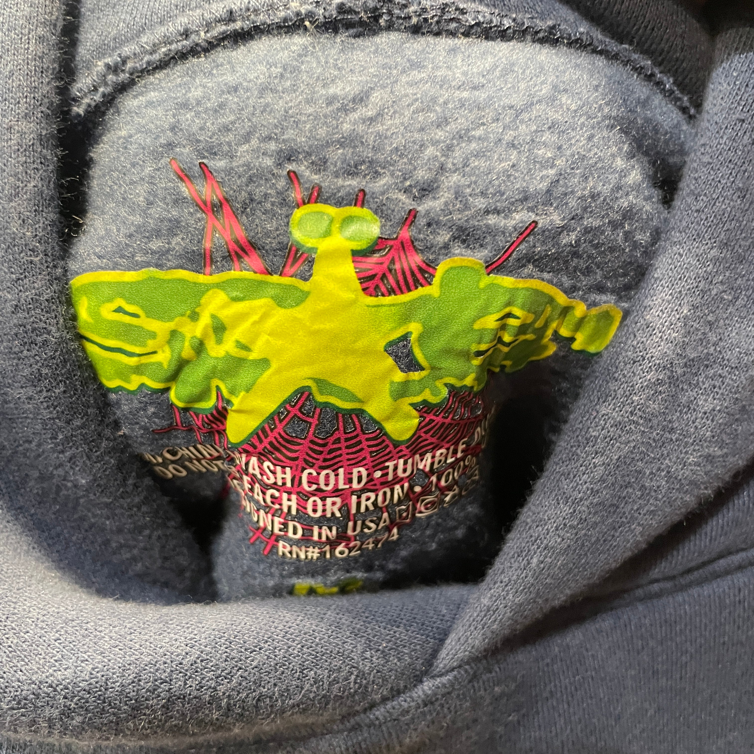 Sp5der/Hoodie/M/Graphic/Cotton/NVY/Atlanta Logo view 4