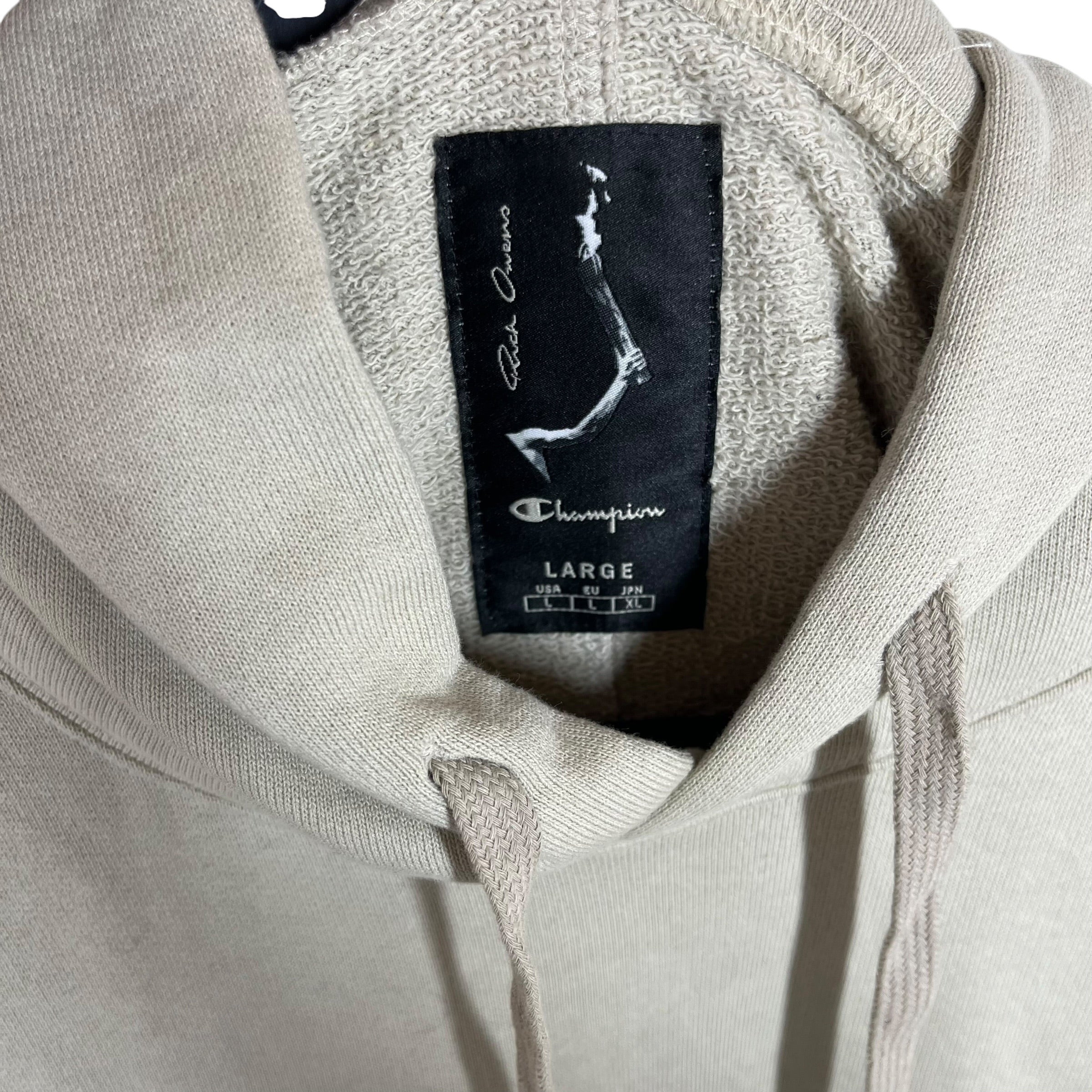 Rick Owens/Champion/Hoodie/L/Cotton/KHK/Pentagram Hoodie view 3