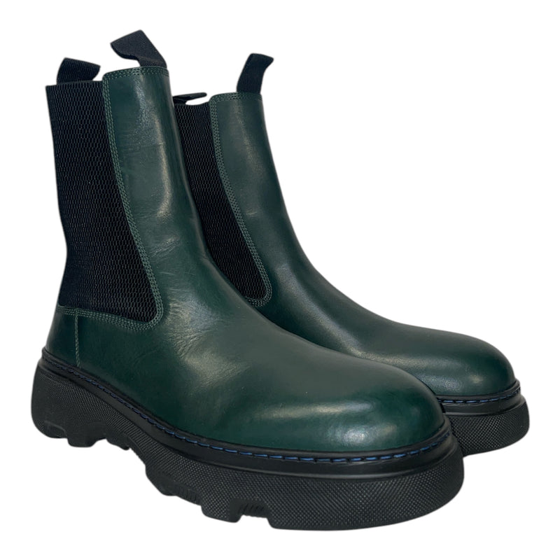 BURBERRY/Chelsea Boots/EU 43/Leather/GRN/CHELSEA CREEPER BOOT