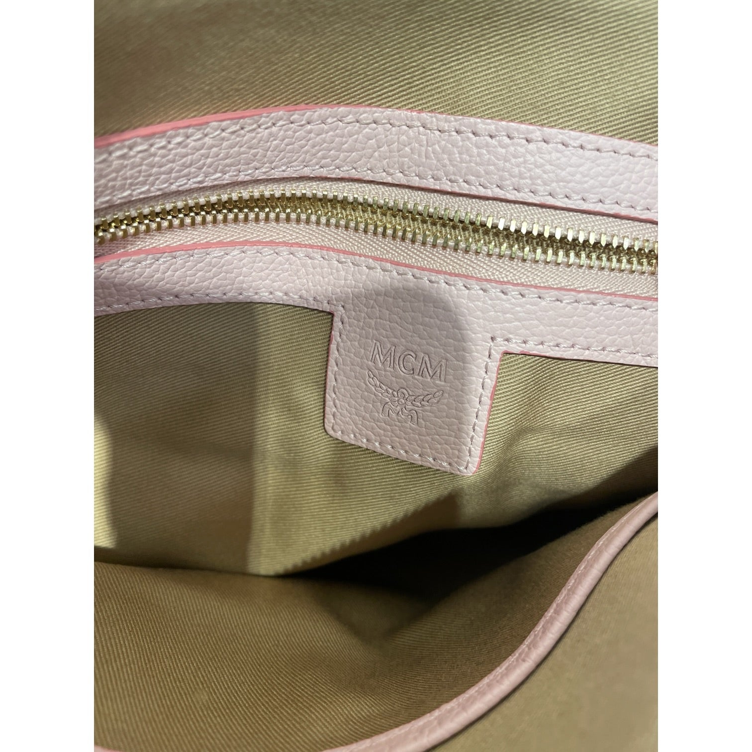 MCM/Pouch/Leather/PNK/Pink Medum Visetos Pouch view 3
