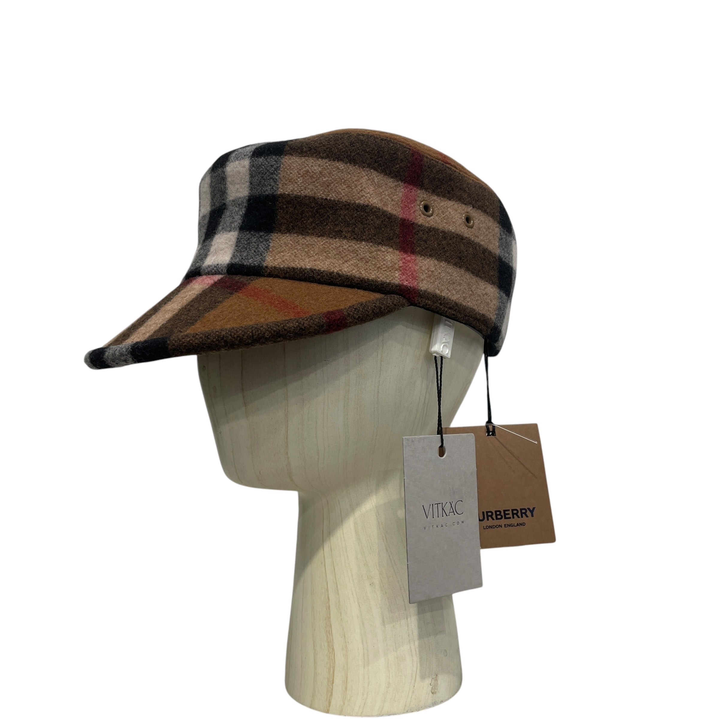 BURBERRY/Cap/L/Plaid/Wool/CML/M's/PLAID  CADET CAP view 2