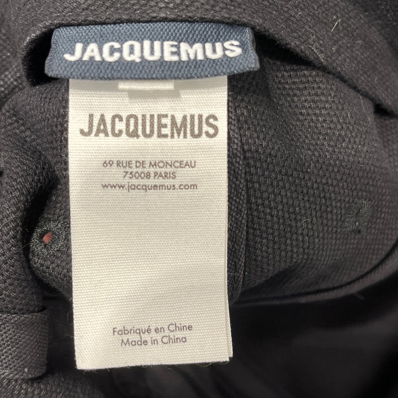 JACQUEMUS/Cap/OS/Cotton/BLK/SIZE 60