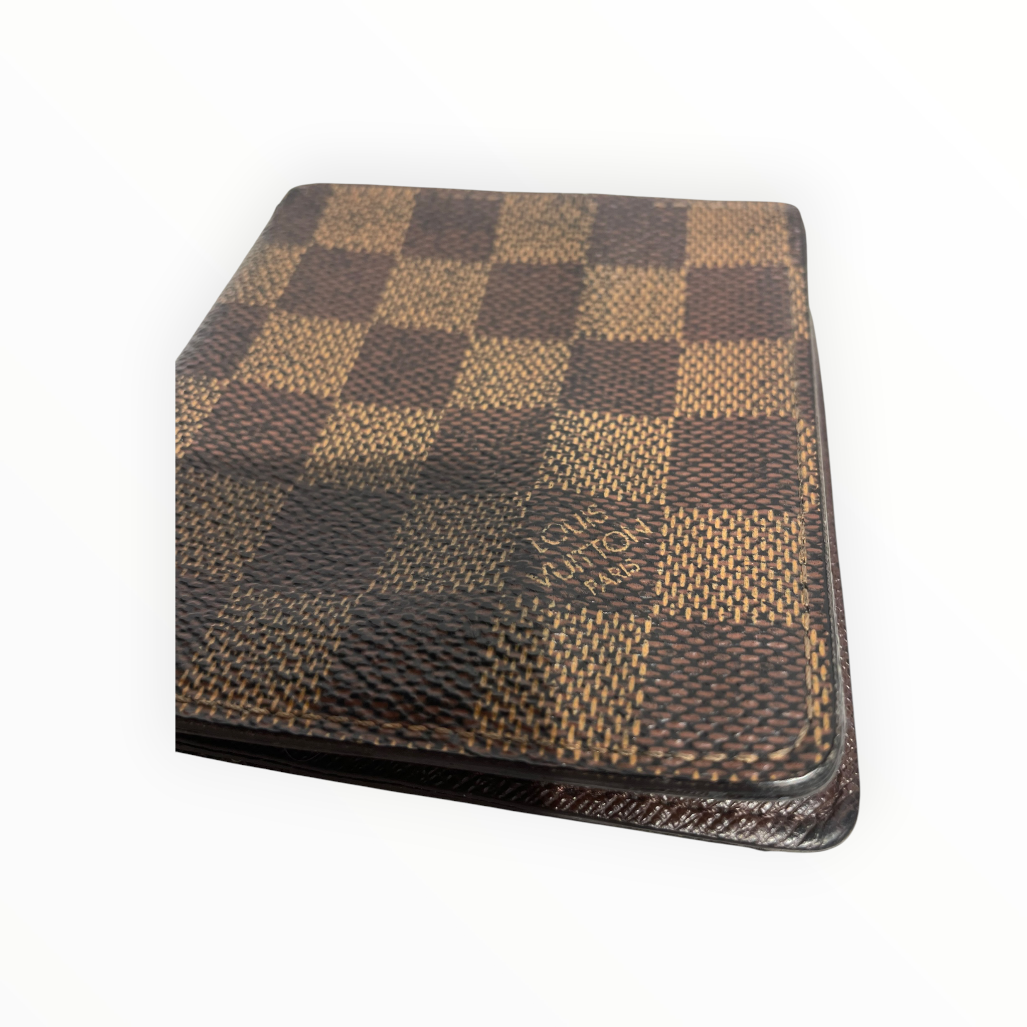 LOUIS VUITTON/Bifold Wallet/Monogram/Leather/BRW/M's/damier ebene view 5