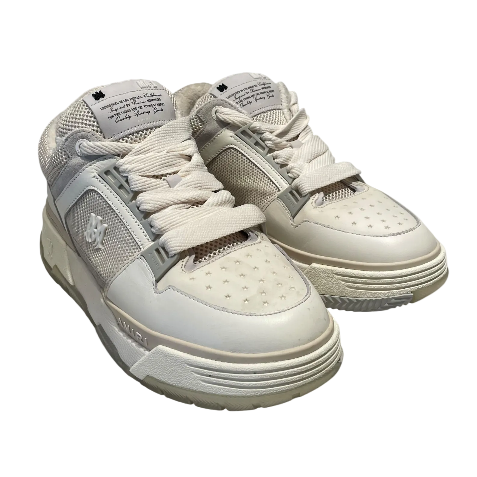 AMIRI/Low-Sneakers/US 9/Leather/WHT/MA-1 view 1
