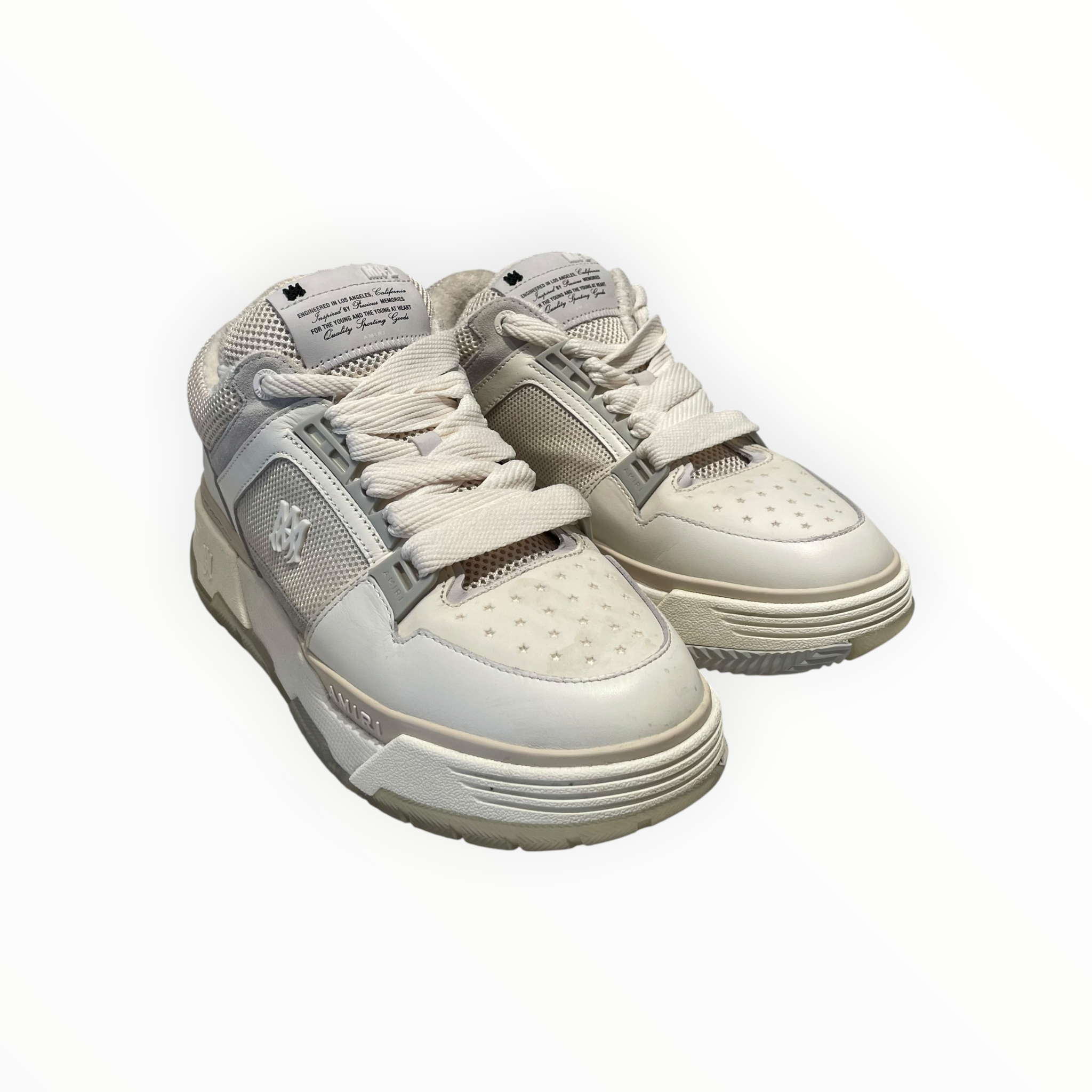 AMIRI/Low-Sneakers/US 9/Leather/WHT/MA-1 view 1