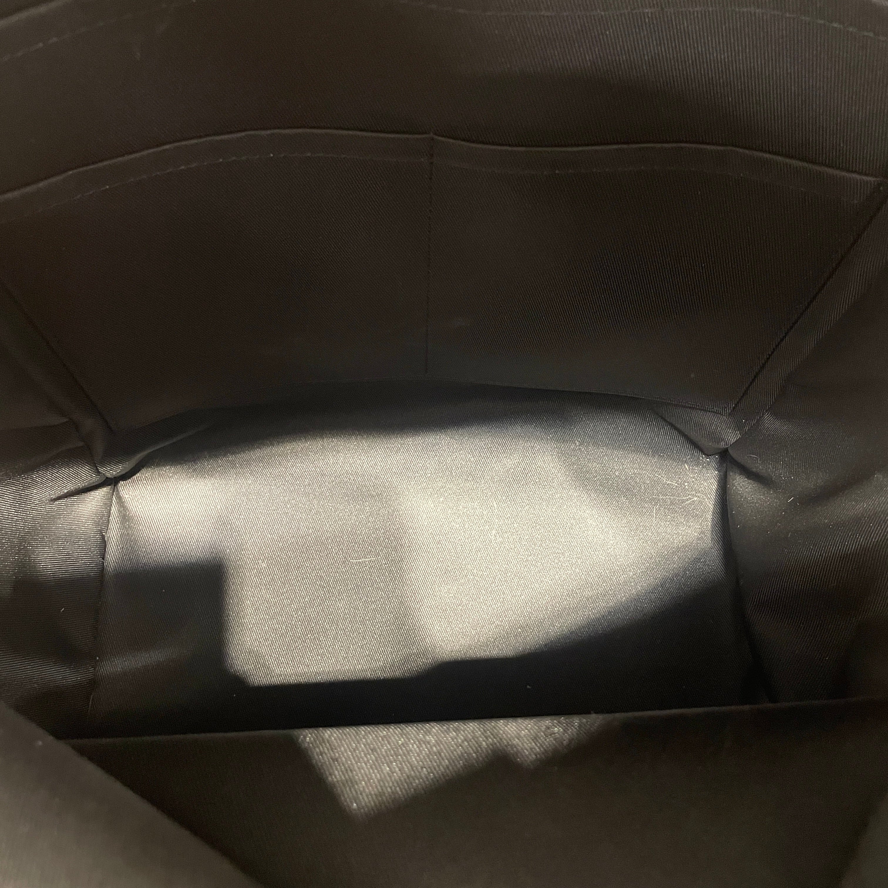 LOUIS VUITTON/Backpack/Monogram/Leather/BLK/BLACK MONOGRAM BACKPACK view 4