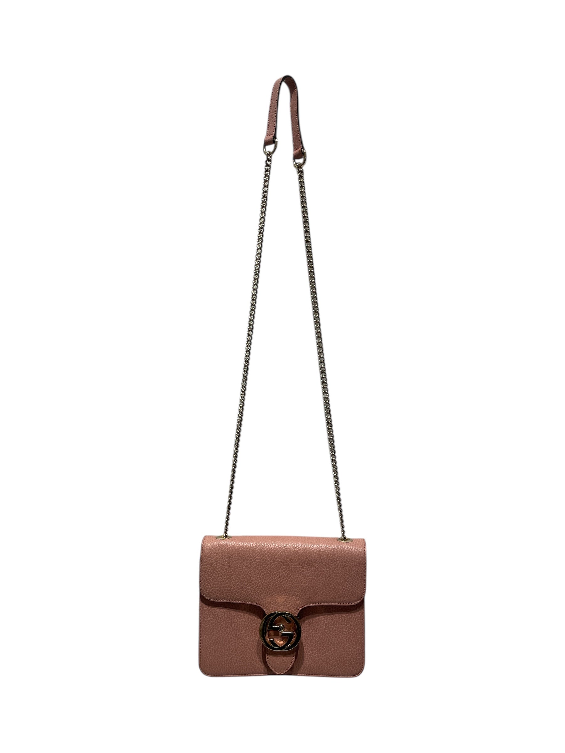 GUCCI/Cross Body Bag/Leather/PNK/interlocking GG small view 1