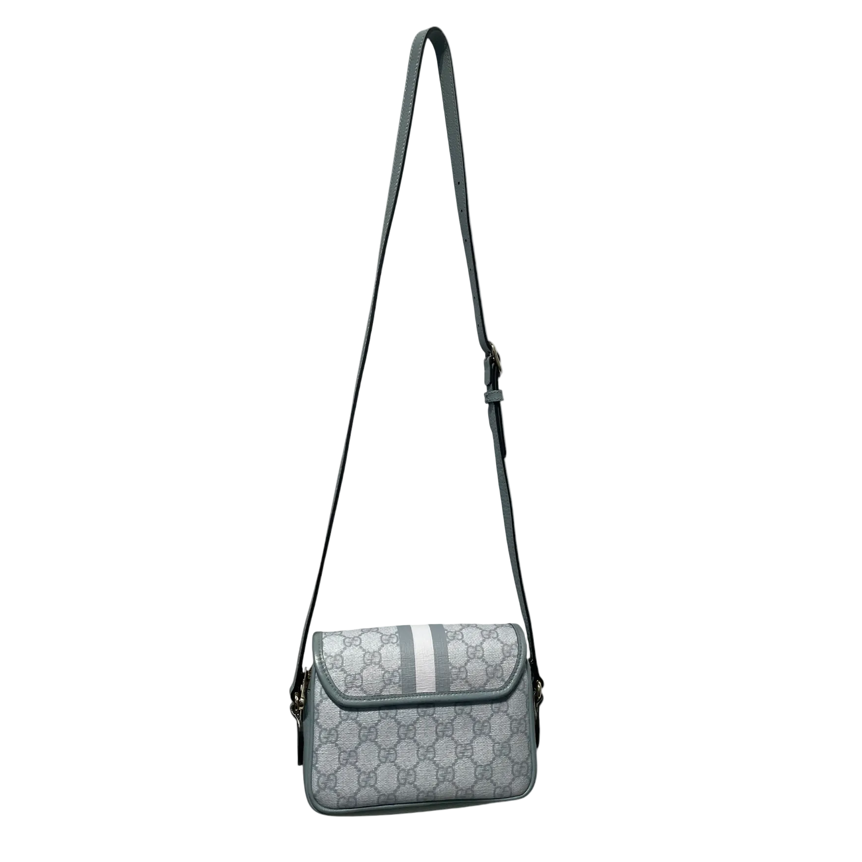 GUCCI/Hand Bag/Monogram/Leather/BLU/Ophidia view 2