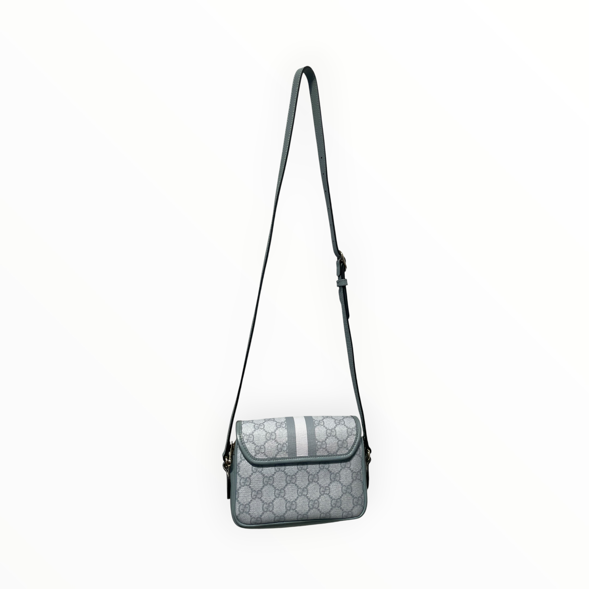 GUCCI/Hand Bag/Monogram/Leather/BLU/Ophidia view 2