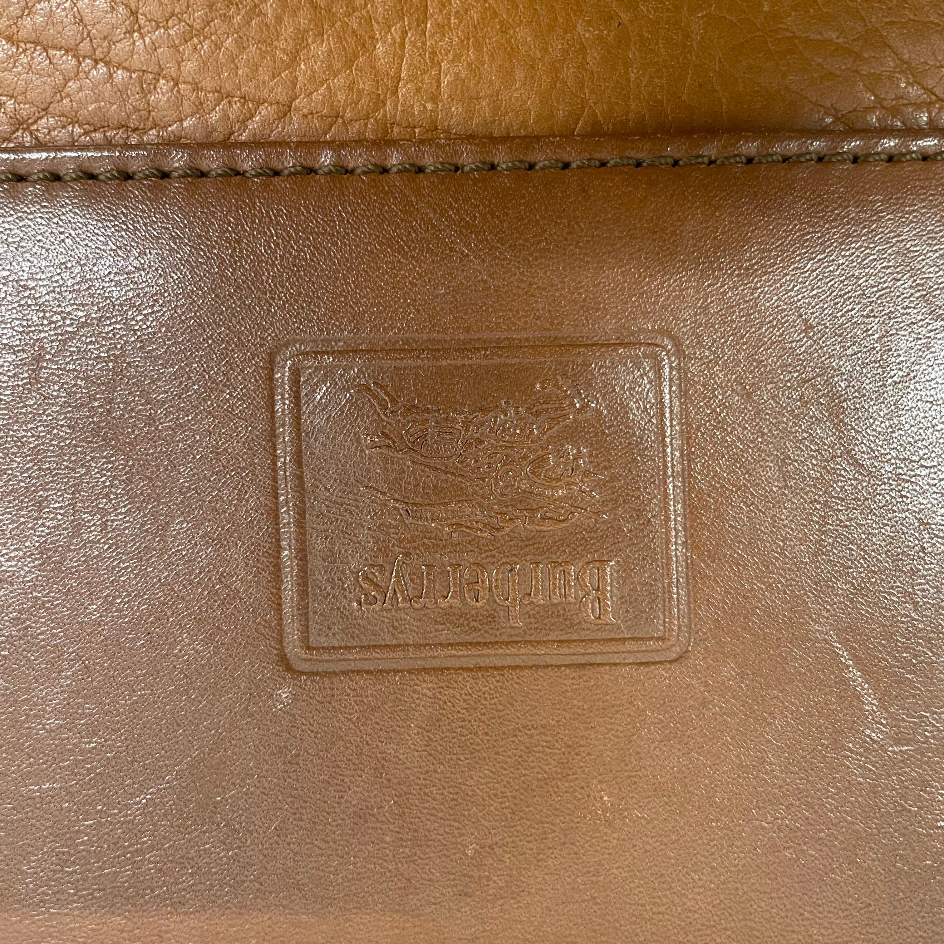 BURBERRYS/Bag/Leather/BRW/VINTAGE LIGHT BRW/GREY PLAID view 5