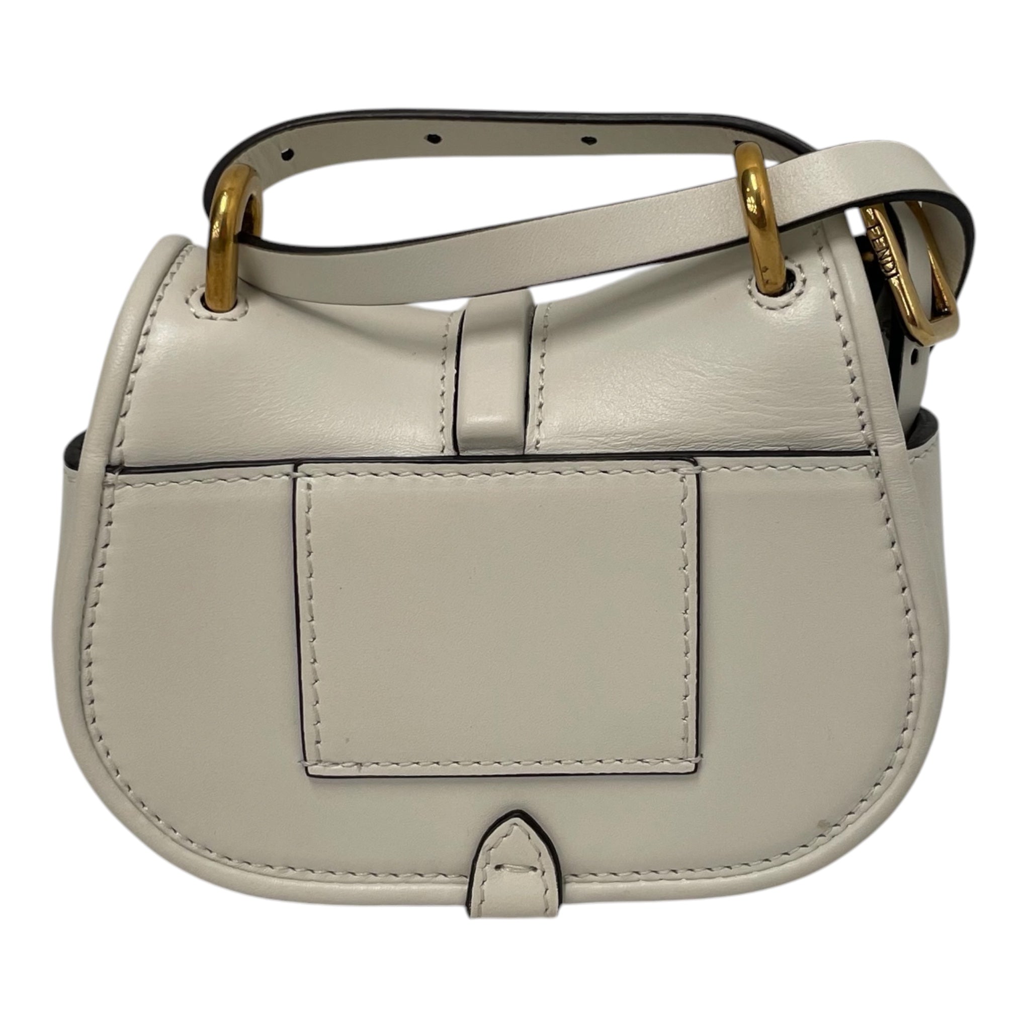 FENDI/Tote Bag/Leather/WHT/SMALLWHITEGOLDHARDWARE view 2