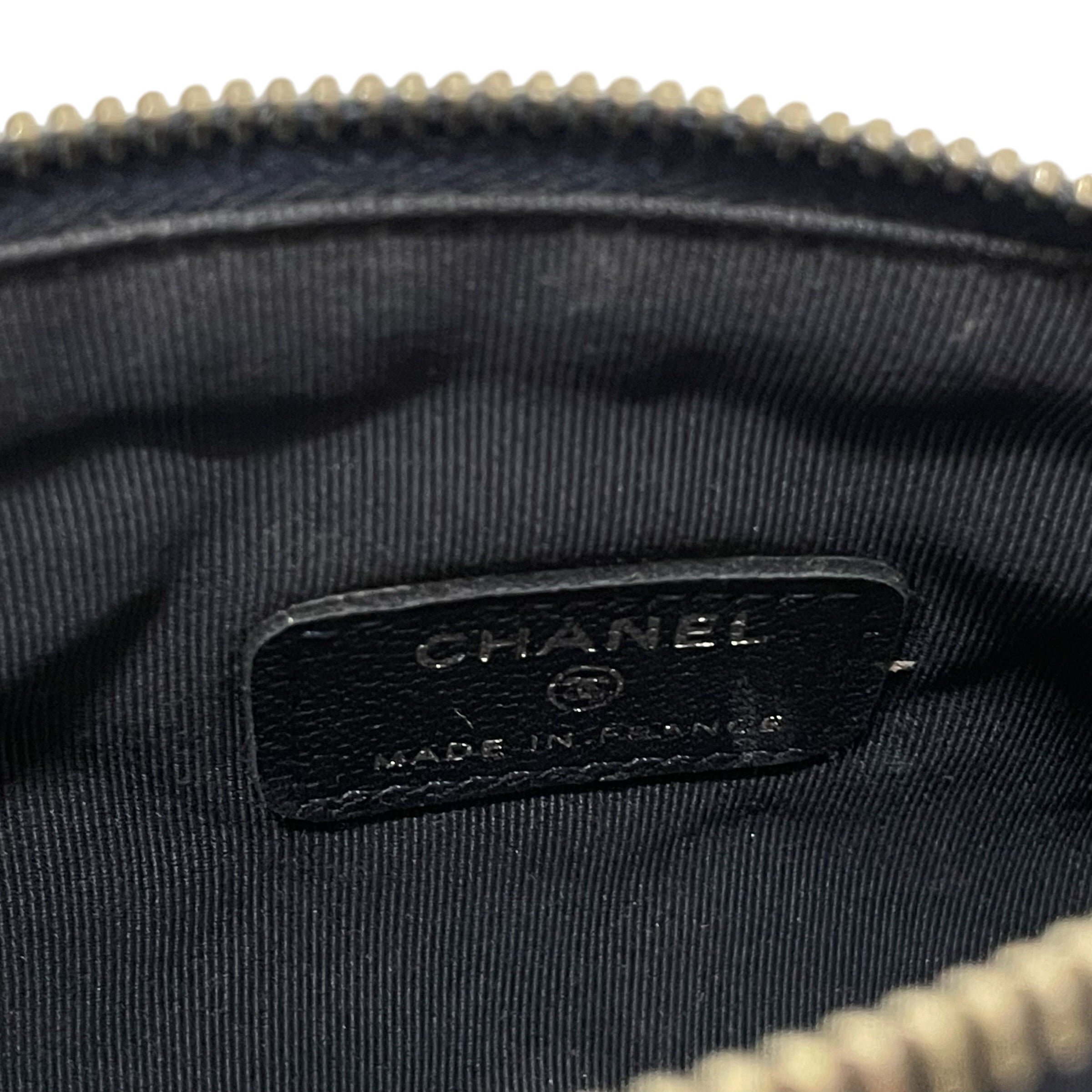 CHANEL/Pouch/NVY/LAMBSKIN COSMETIC BAG view 7