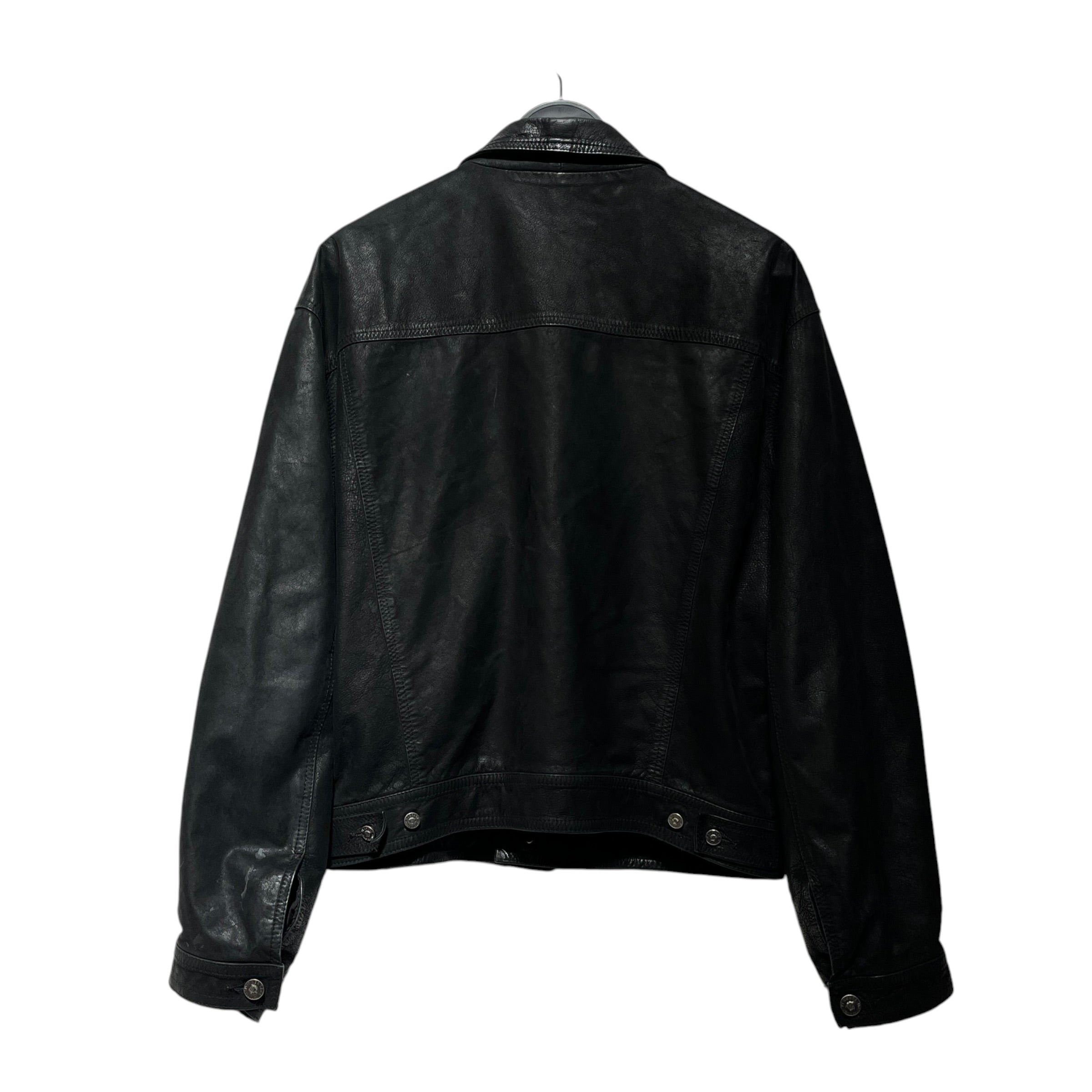 VERSACE JEANS COUTURE/Leather Jkt/XL/Leather/BLK/VINTAGE view 2
