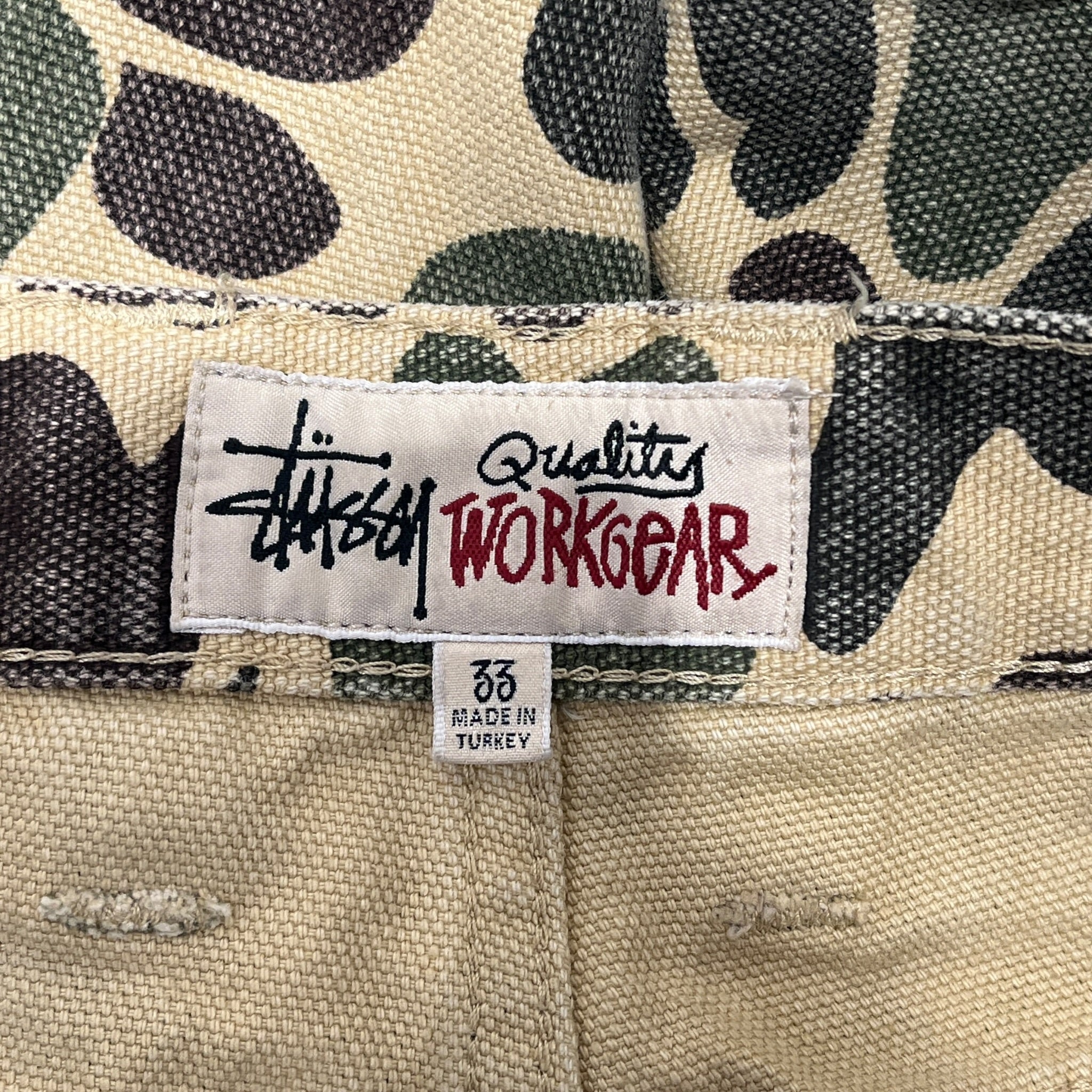 STUSSY/Pants/33/Cotton/GRN/Camouflage/DOUBLE KNEE view 3