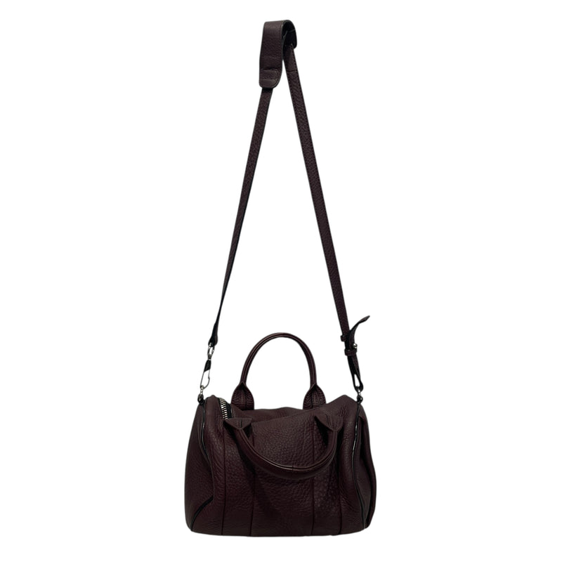 Alexander Wang/Cross Body Bag/Leather/PPL/ROCCO PLUM/SILVER HARDWARE