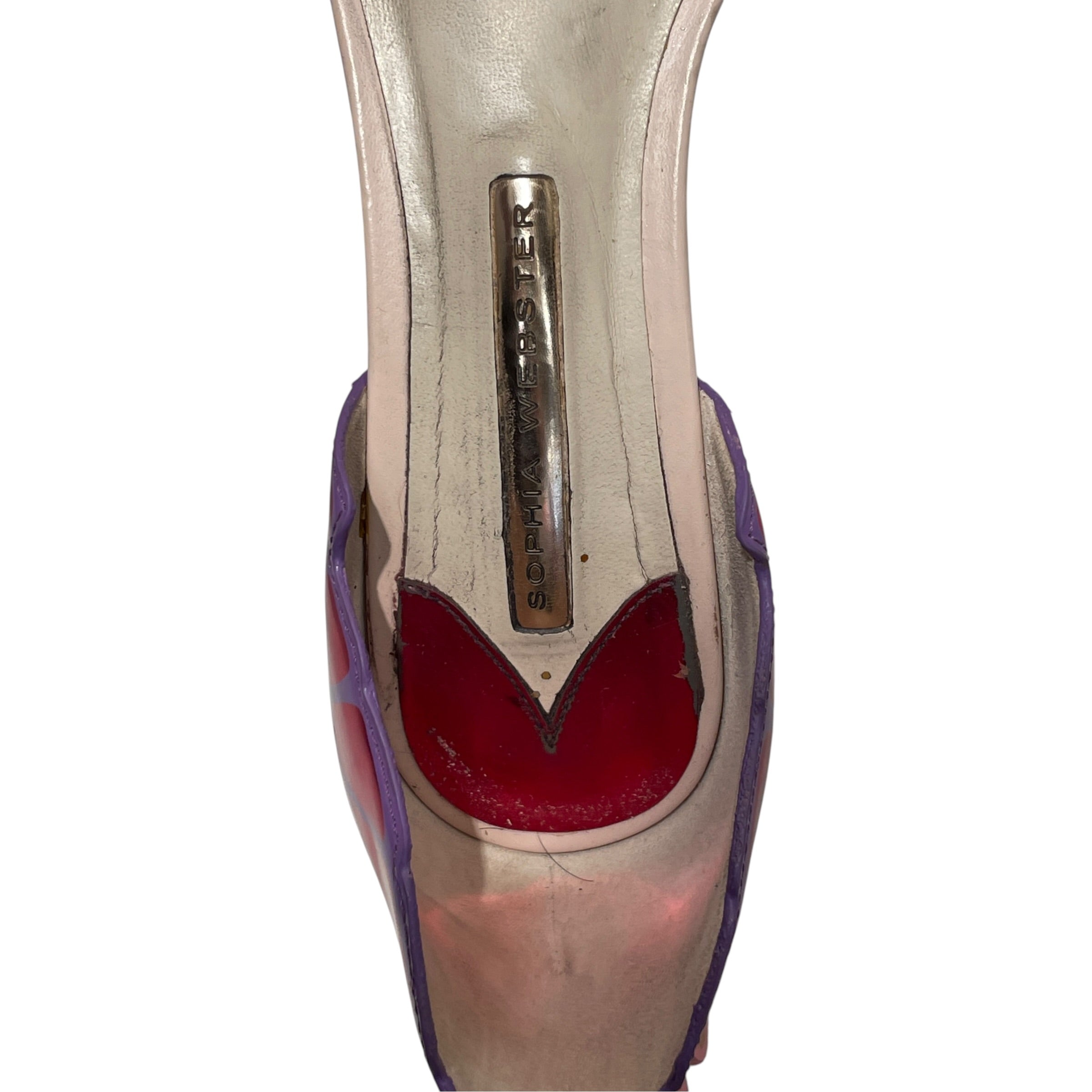 sophia werbster/Heels/EU 39.5/Acrylic/MLT/butterfly view 3