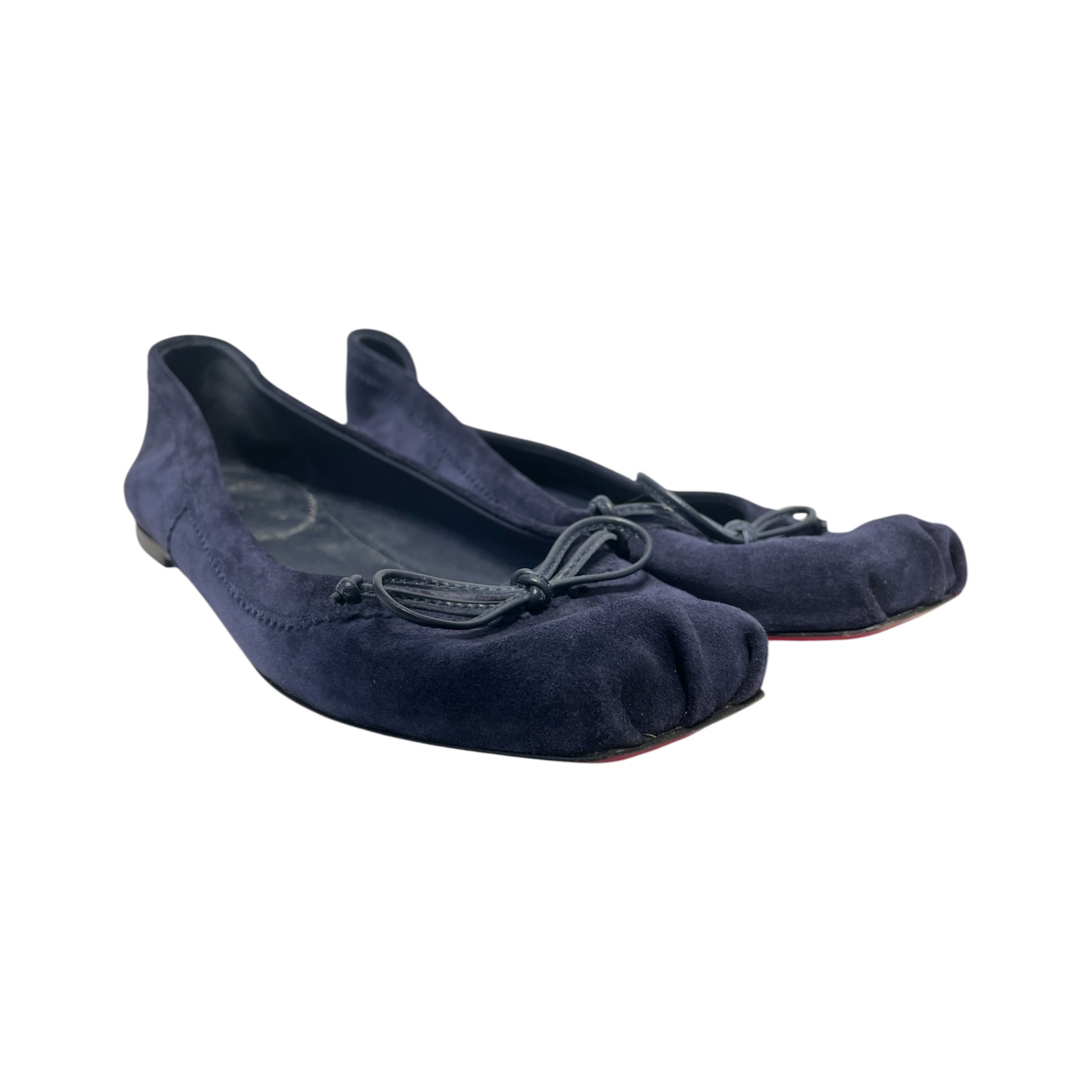 Christian Louboutin/Flat Shoes/EU 39/Suede/NVY/Christian Louboutin Mamadrague view 1