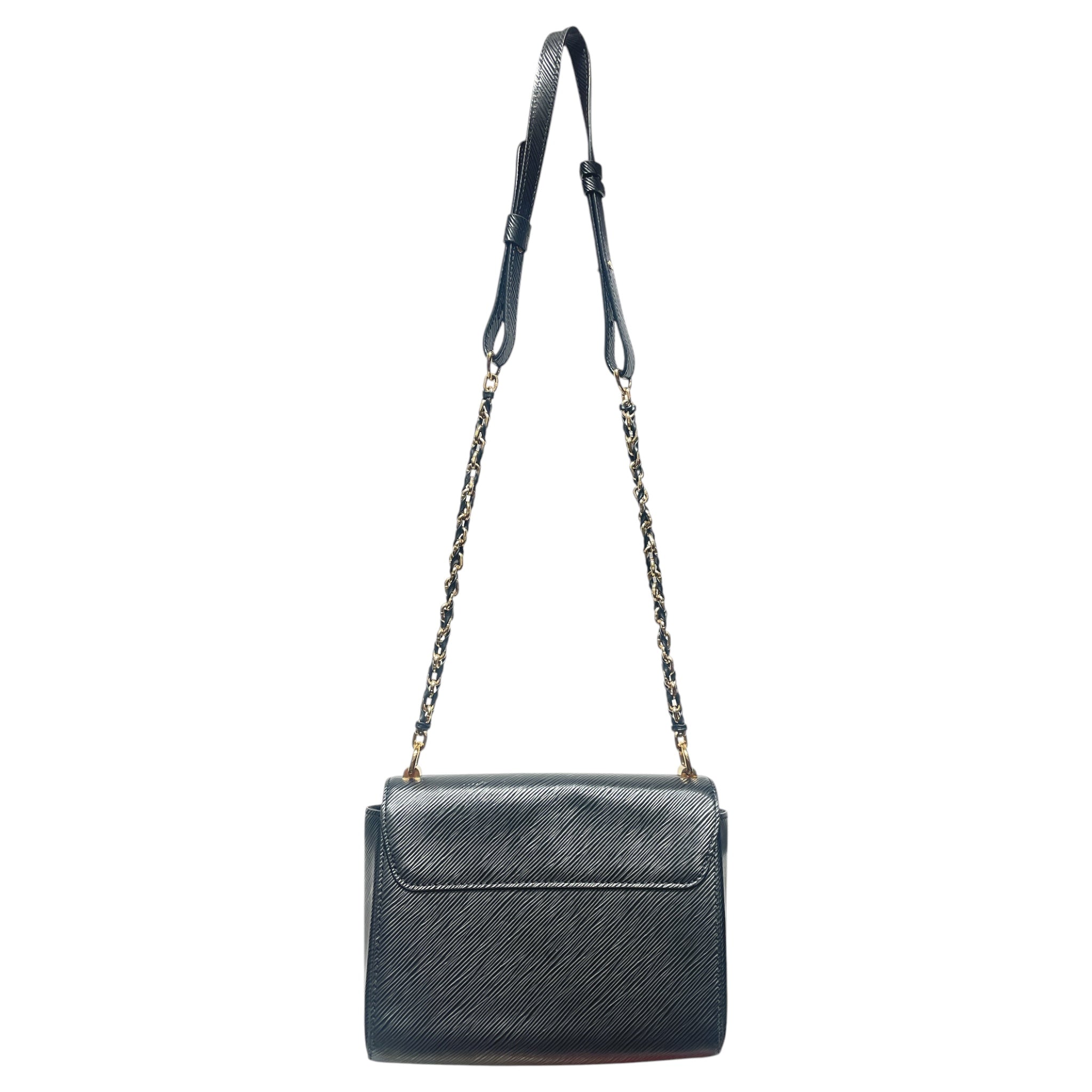 LOUIS VUITTON/Cross Body Bag/Leather/BLK/TWIST MM BAG EPI LEATHER view 2