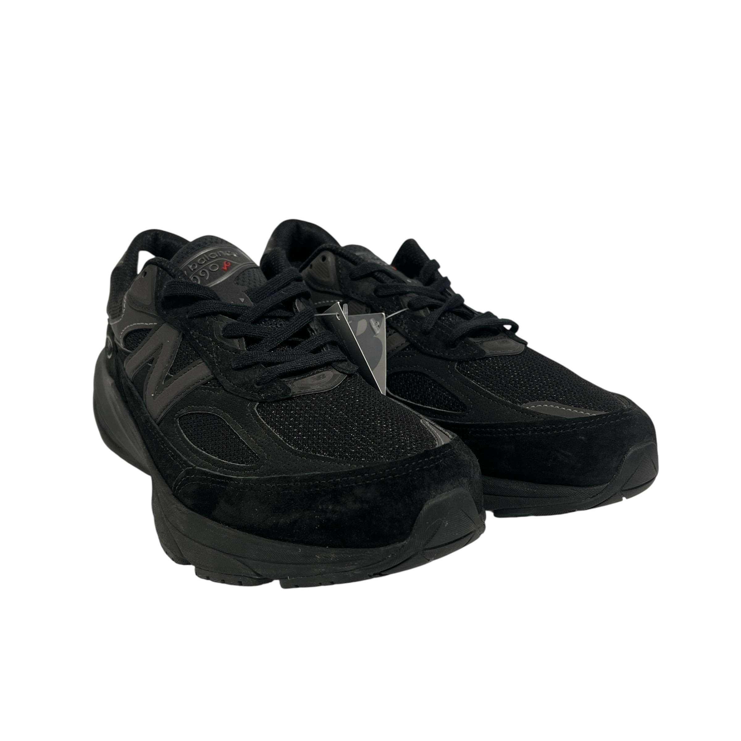 NEW BALANCE/Low-Sneakers/US 10/Cotton/BLK/ view 1