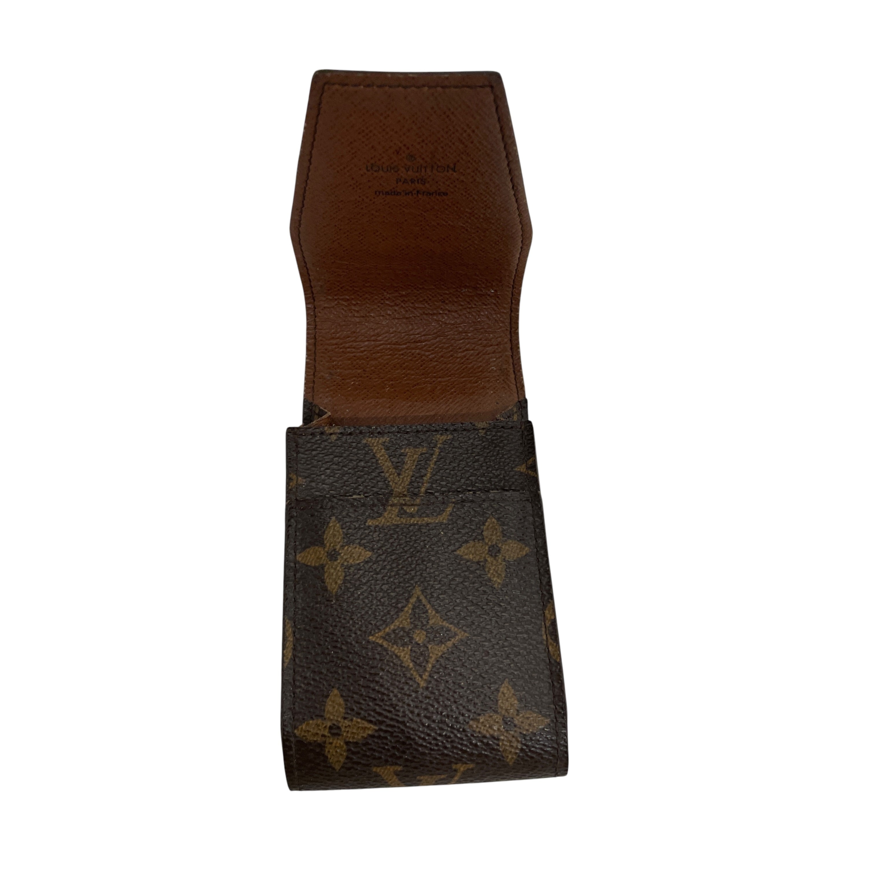 LOUIS VUITTON/Accessories/Monogram/Leather/BRW/M's/cig holder view 3