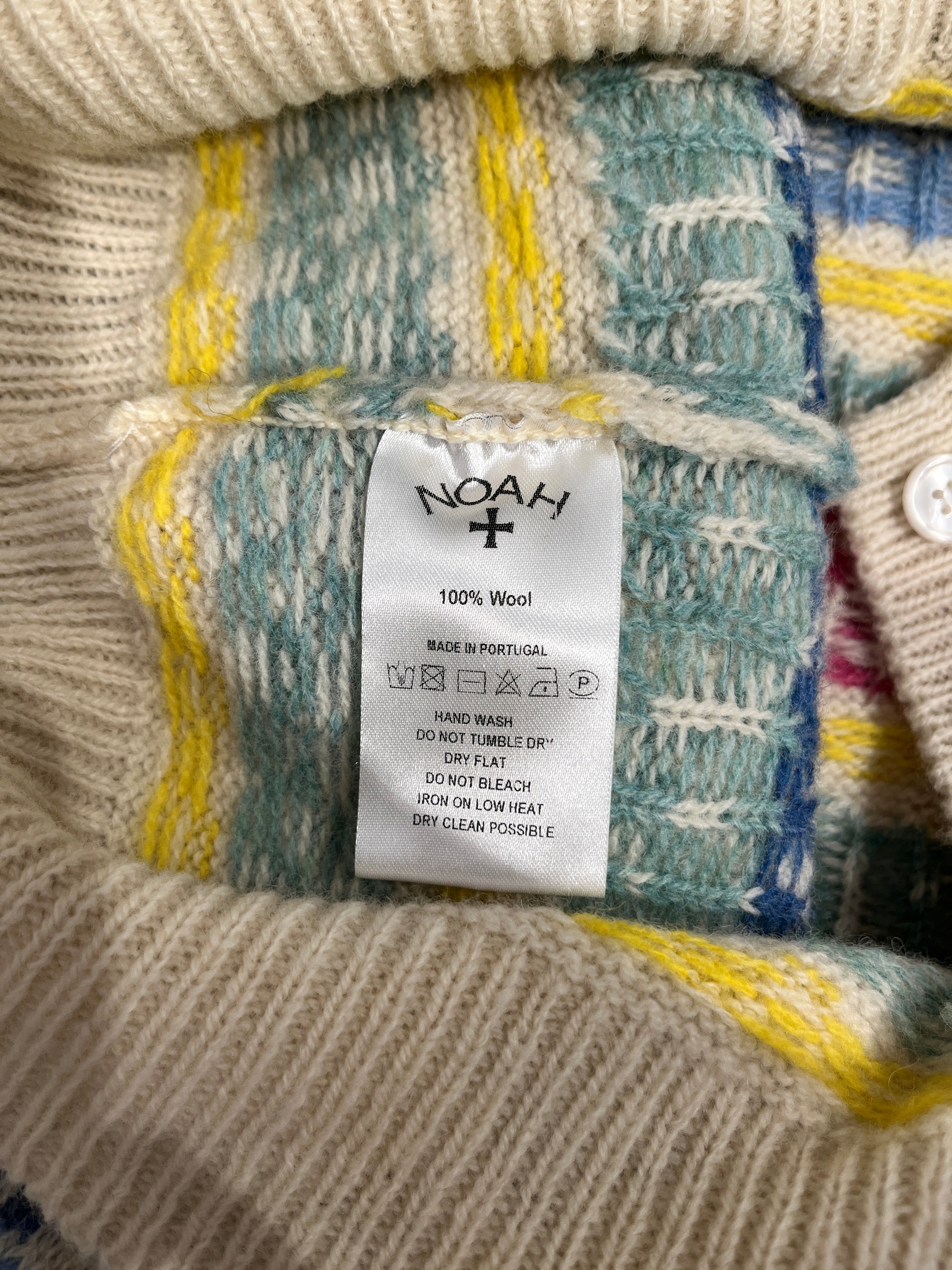 NOAH/Sweater/S/Floral Pattern/Wool/CRM/ view 4