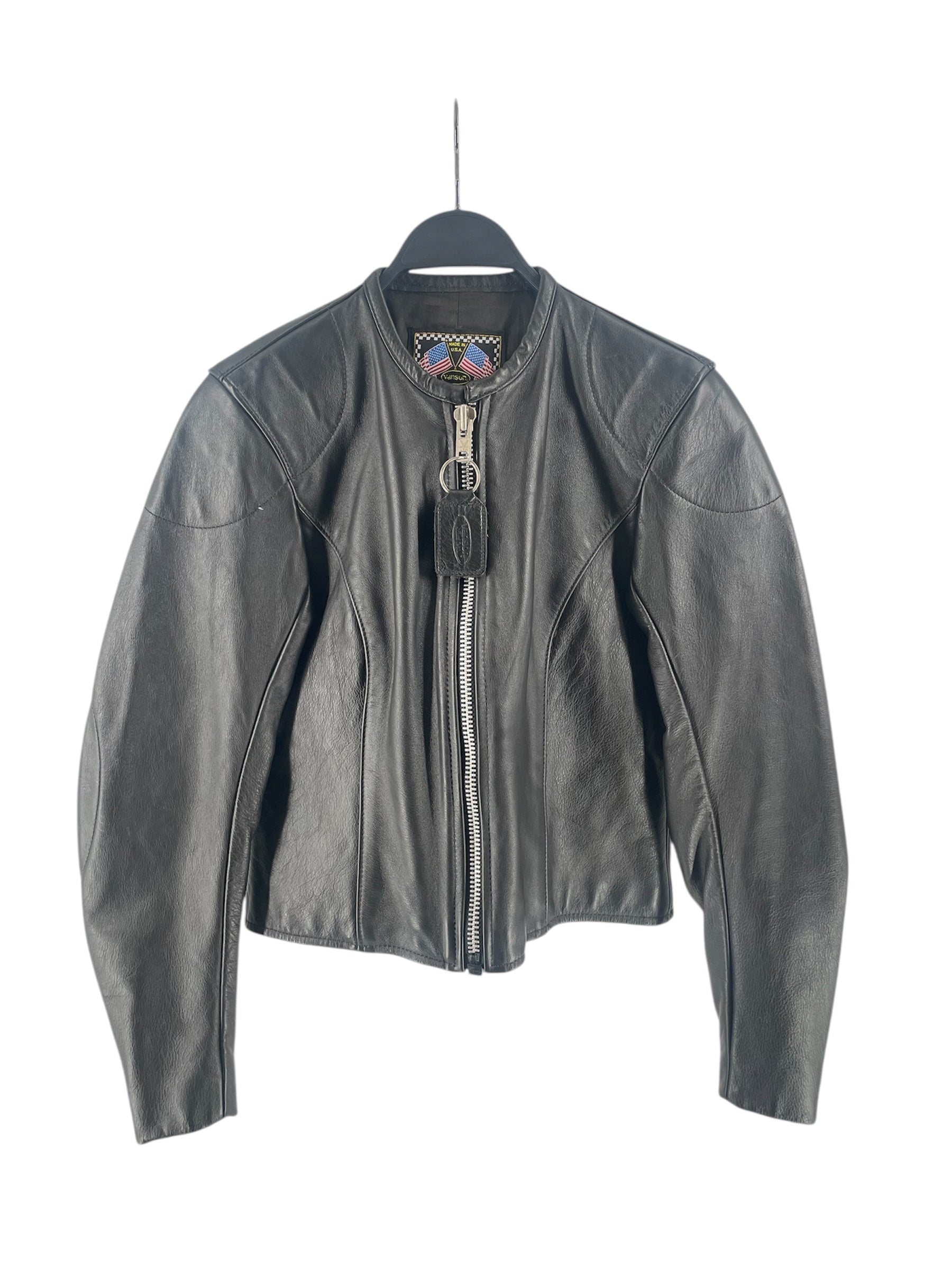 VANSON/Leather Jkt/8/Leather/BLK/MED WEIGHT BIKER  -12312-0-03 view 1
