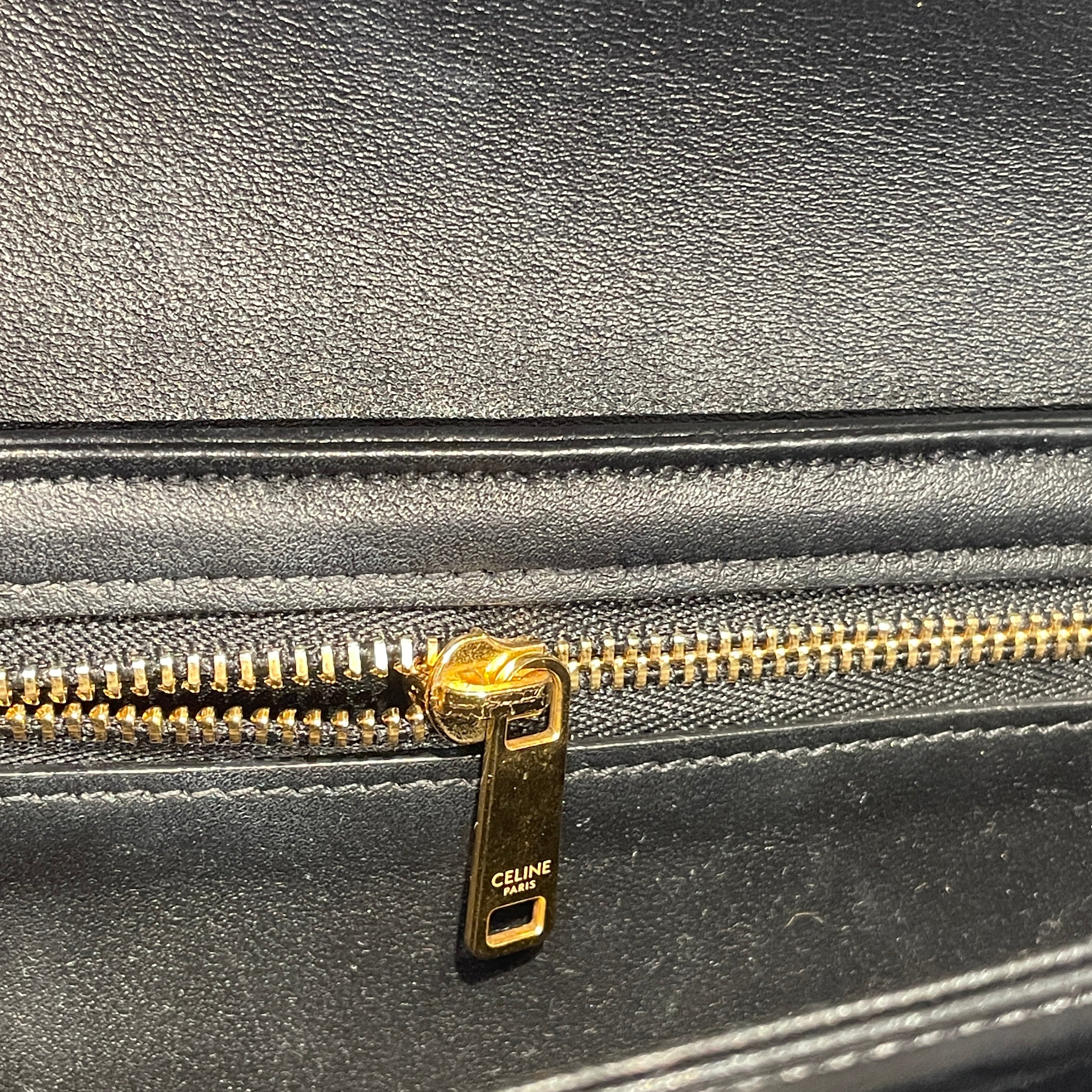 CELINE/Cross Body Bag/Leather/BLK/TRIOMPHE view 12